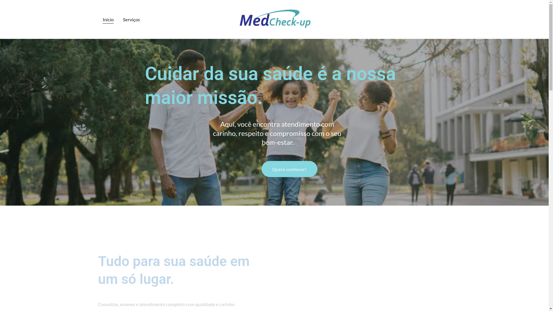 website screenshot of https://medcheckupoficial.com.br/