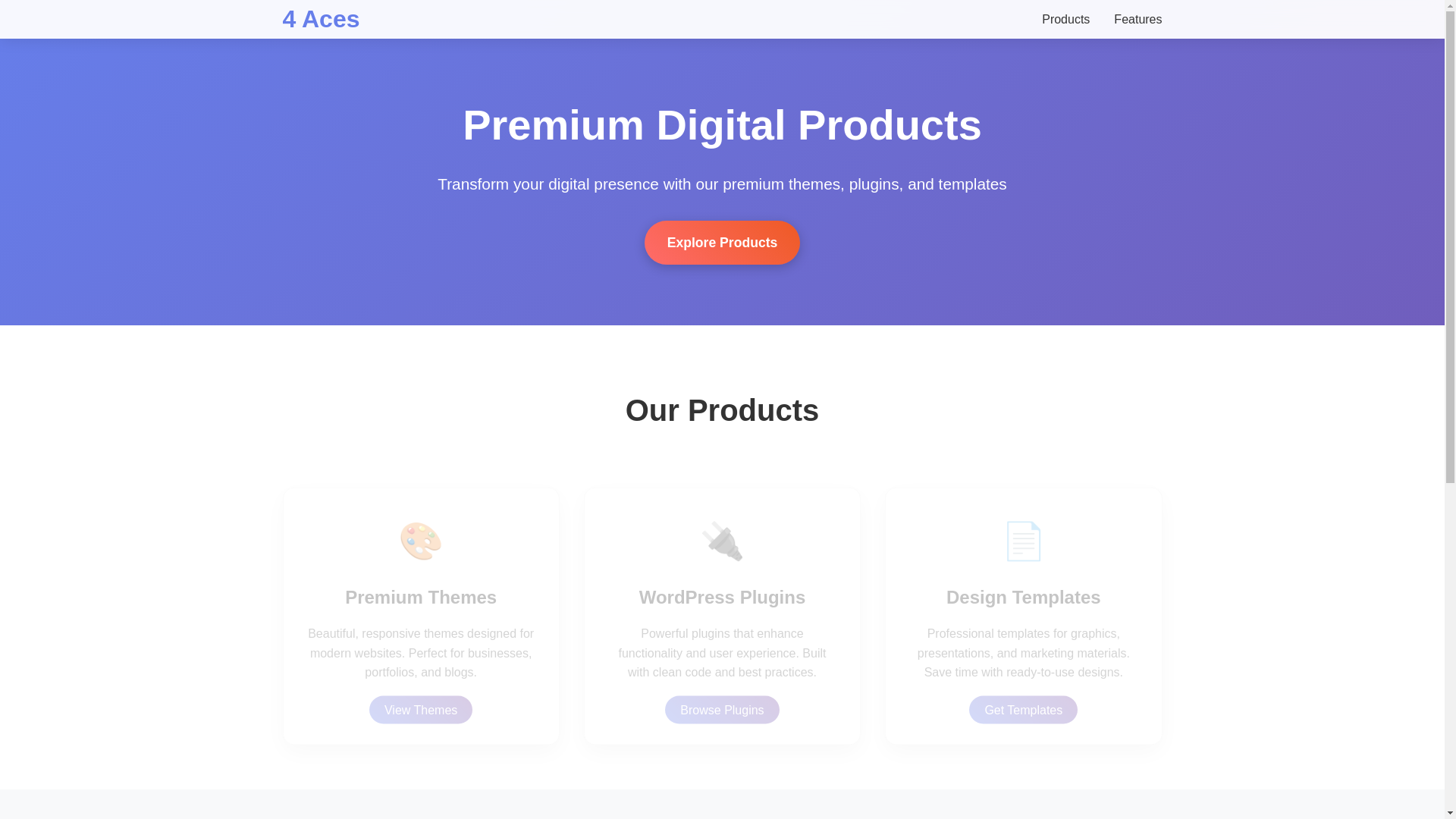 website screenshot of https://go4aces.pages.dev/