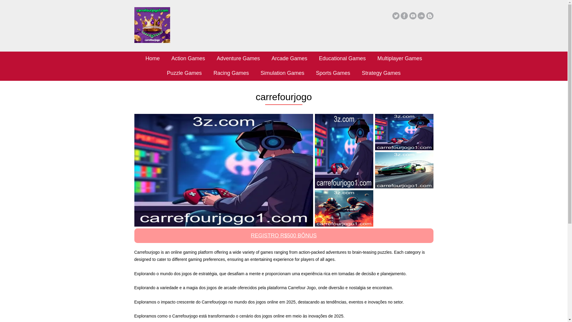 website screenshot of https://carrefourjogo1.com/