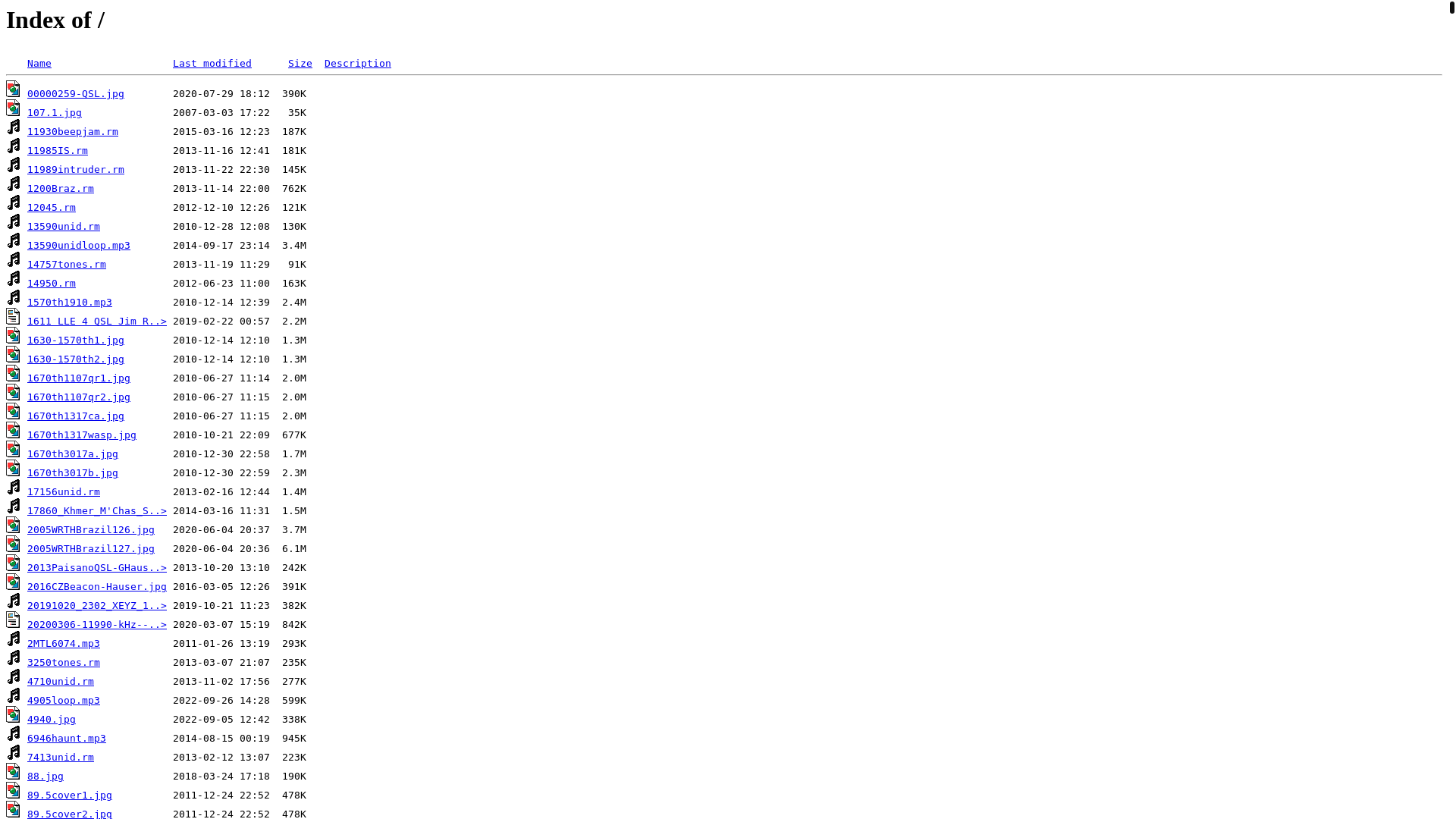 website screenshot of https://www.w4uvh.net/