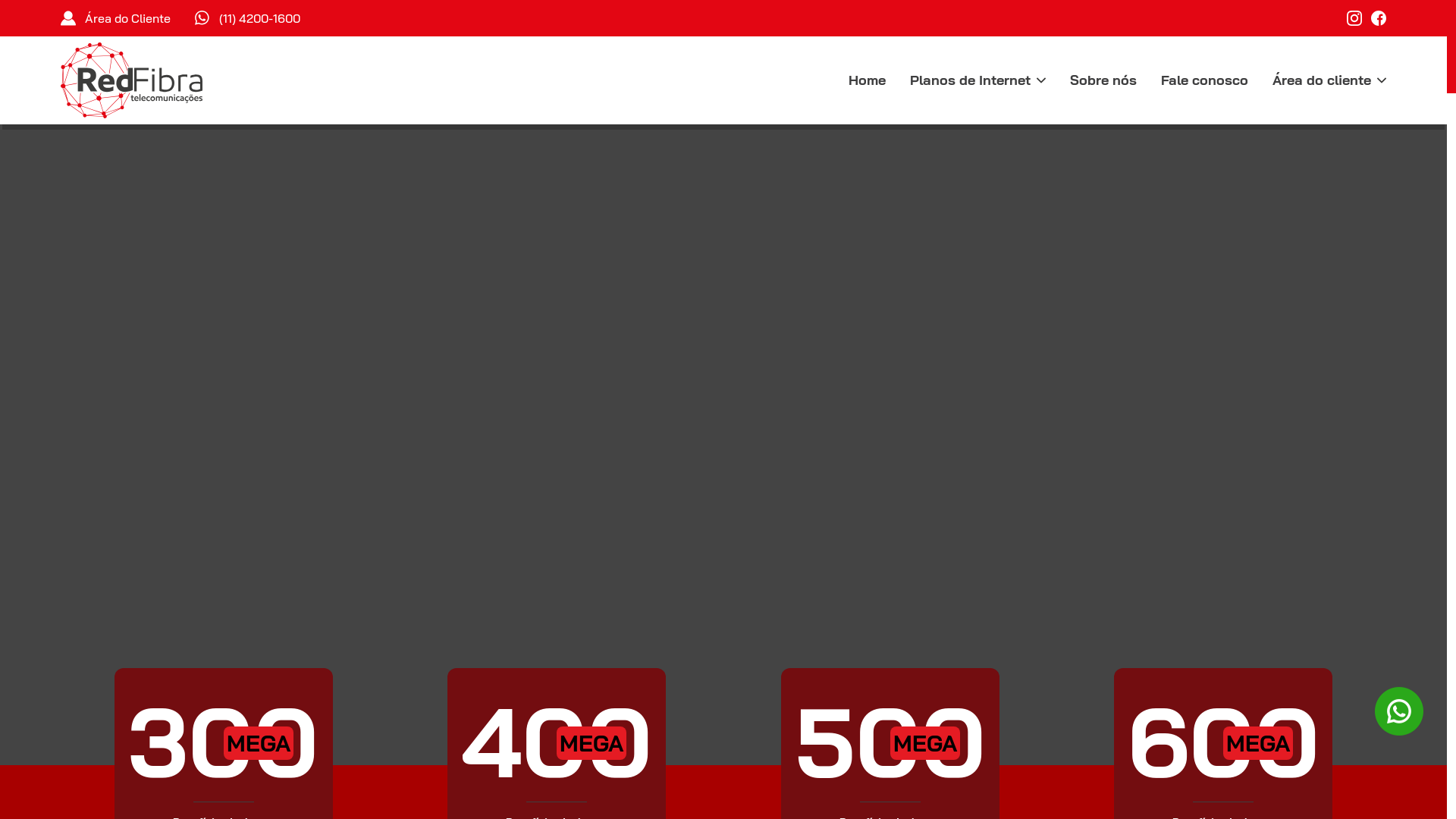 website screenshot of https://redfibra.pages.dev/