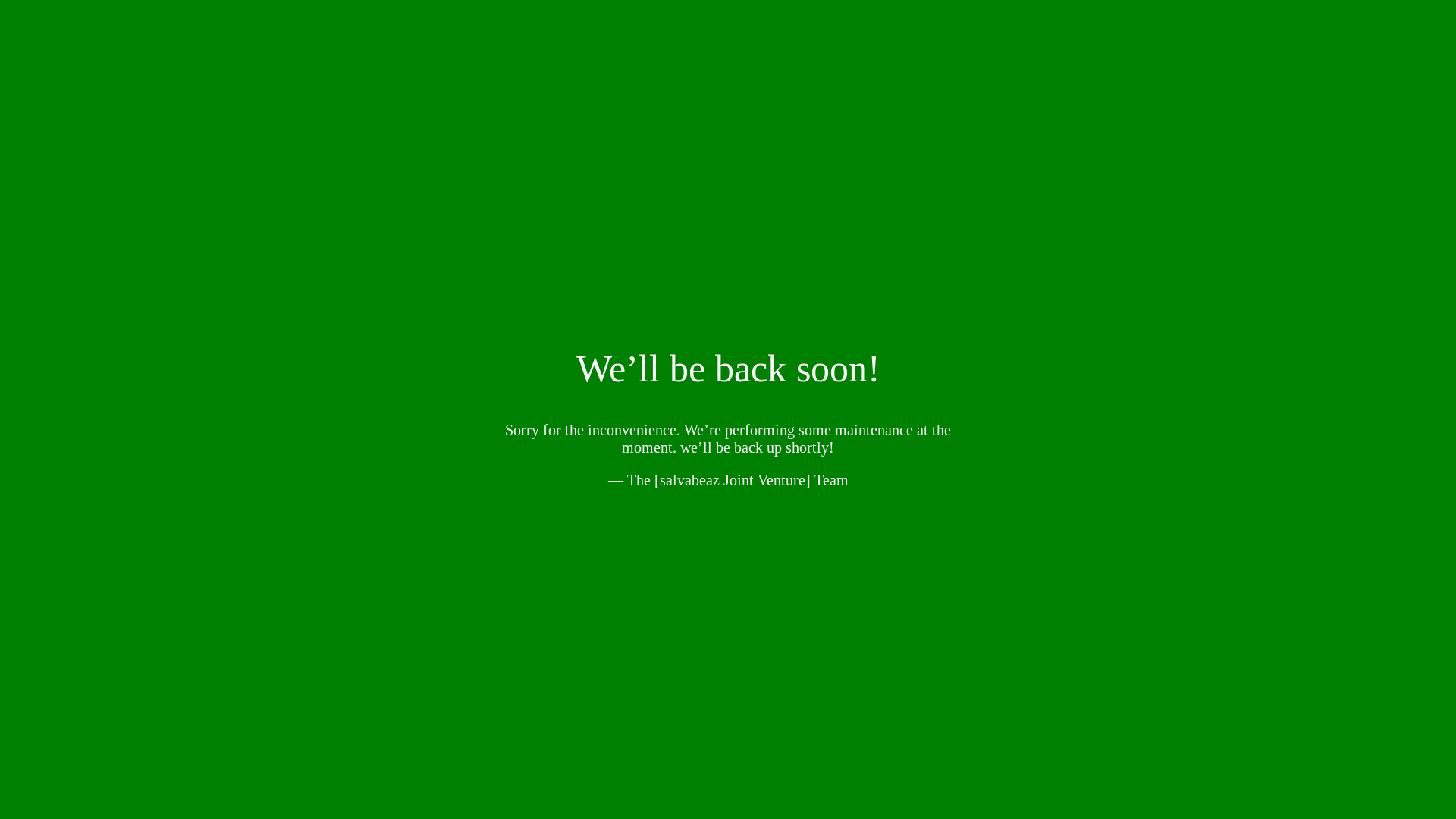 website screenshot of https://salvabeaz.com/