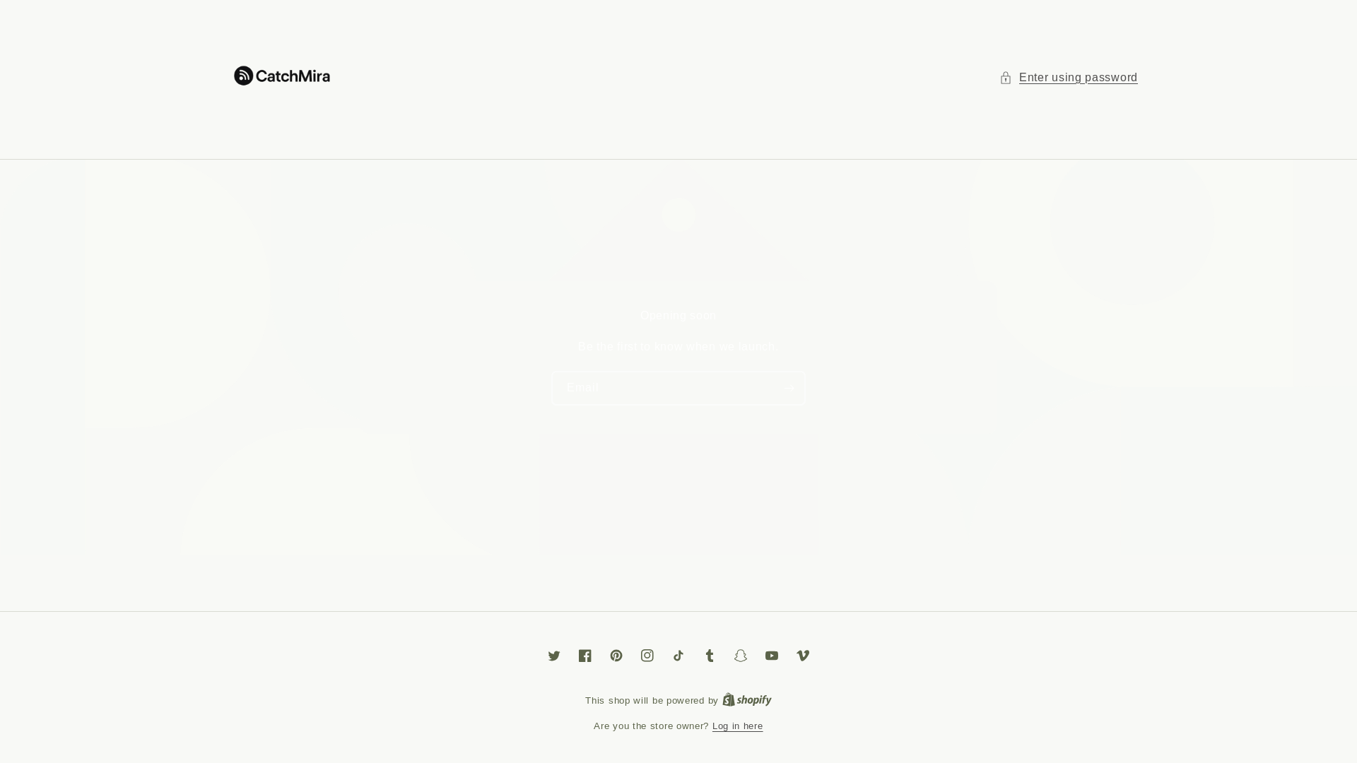 website screenshot of https://catchmira.com/