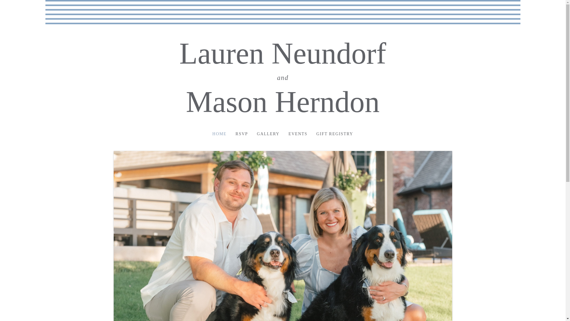 website screenshot of https://theherndons26.com/