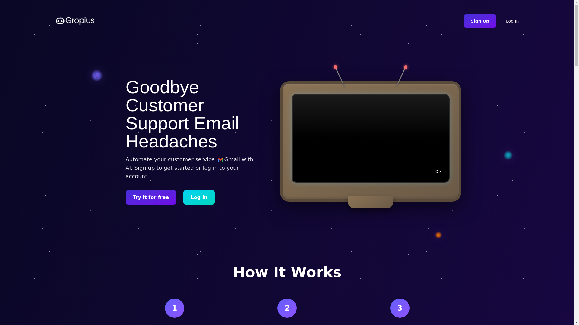 website screenshot of https://gropius.co