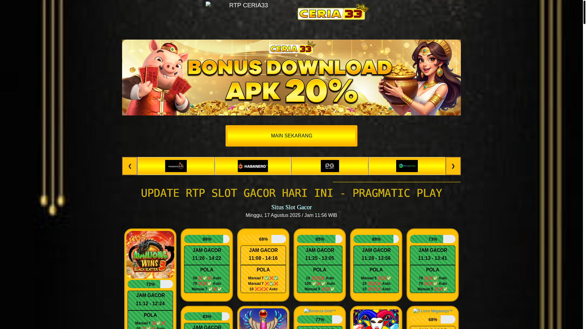website screenshot of https://rtpceria33seru.pages.dev/