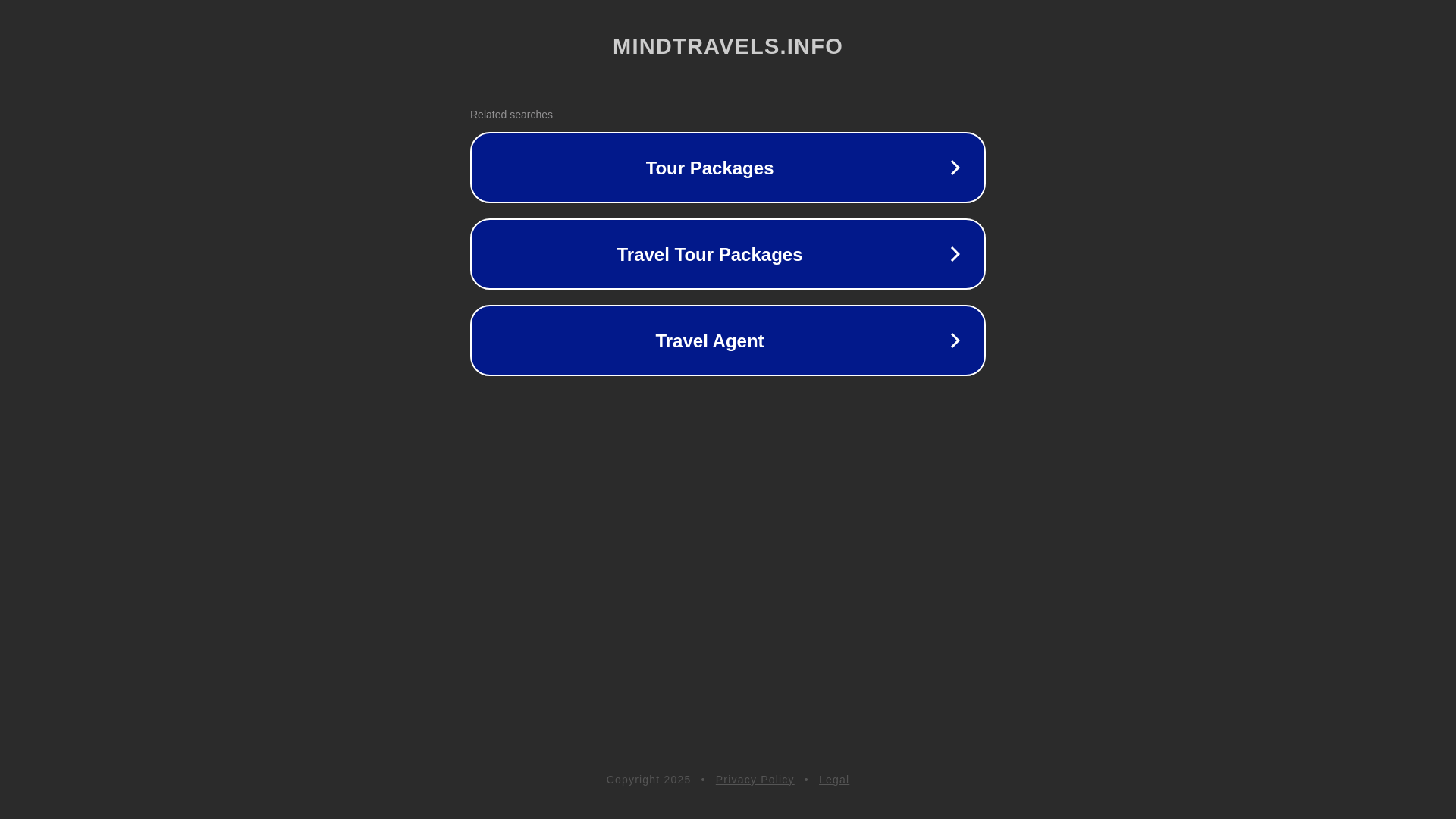 website screenshot of https://mindtravels.info/
