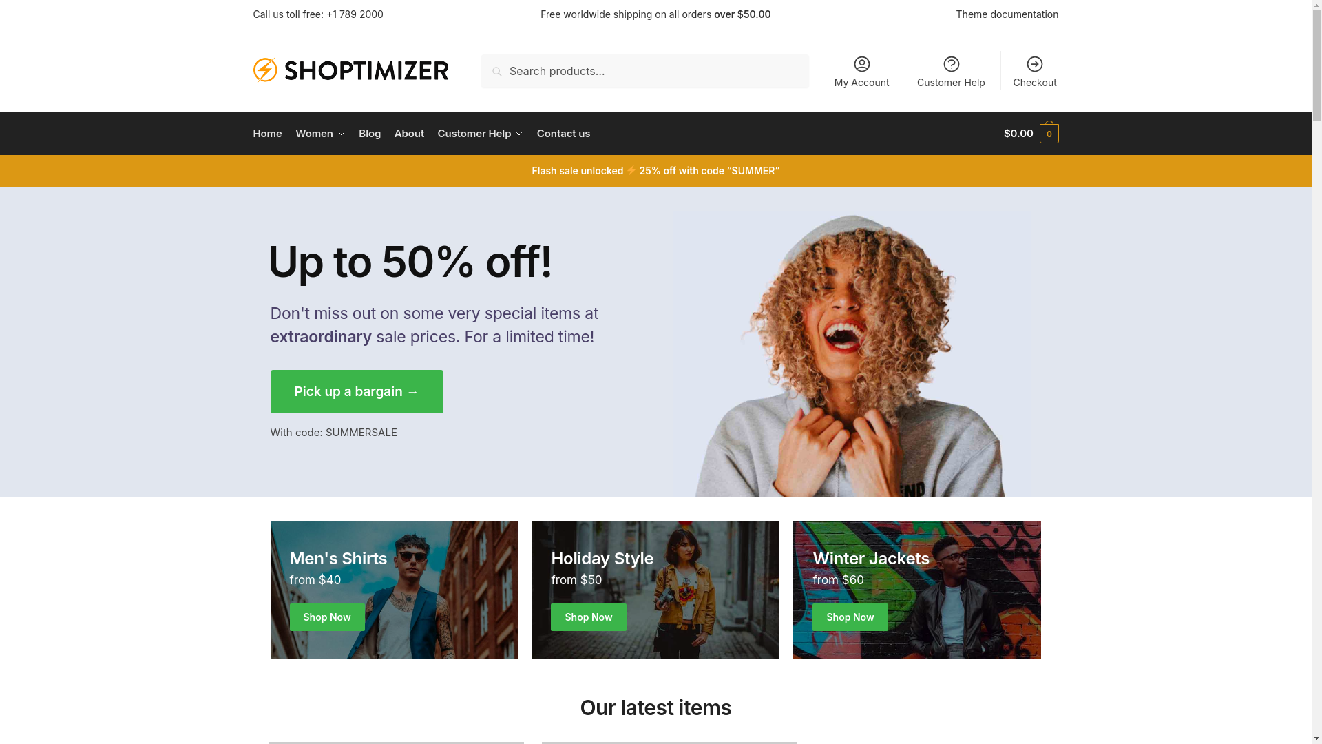 website screenshot of https://nicete.shop/