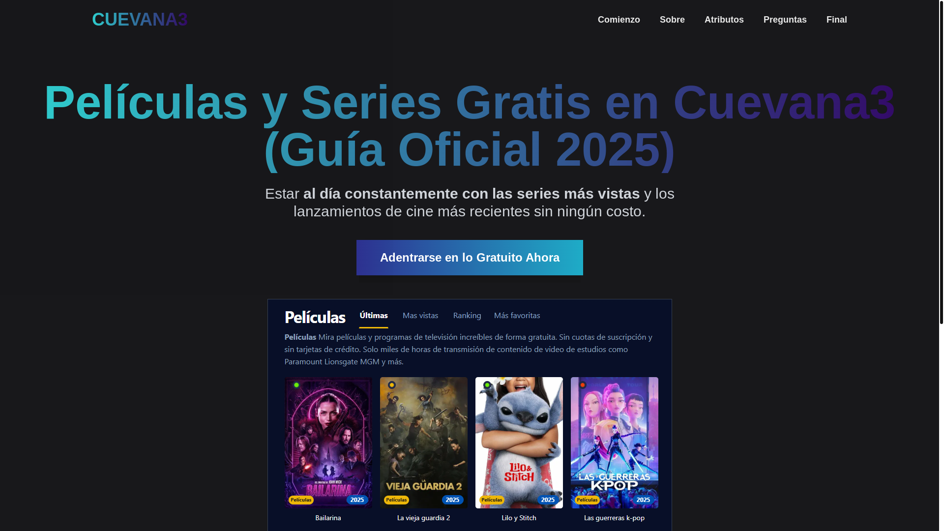 website screenshot of https://cuevana3-b727.pages.dev/