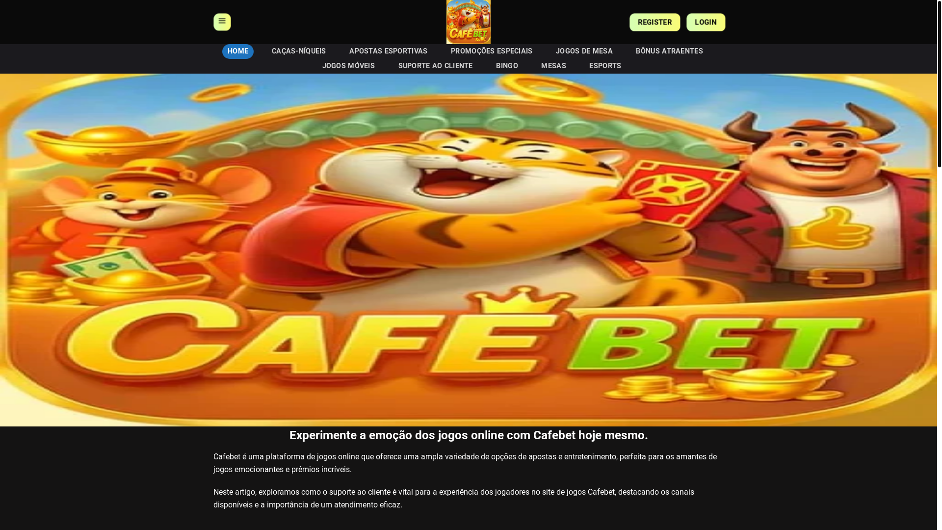 website screenshot of https://cafebetpro.com/