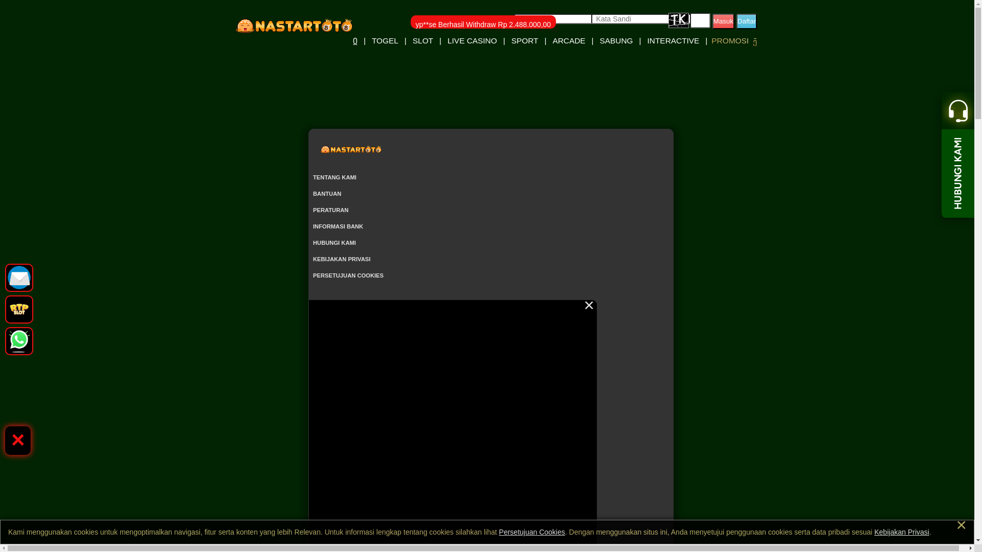 website screenshot of https://nastarasik.shop/
