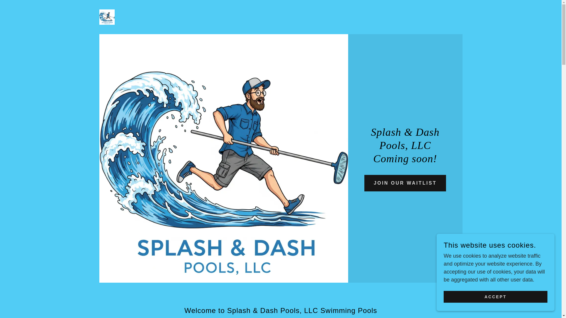 website screenshot of https://splashanddashpoolsllc.com/
