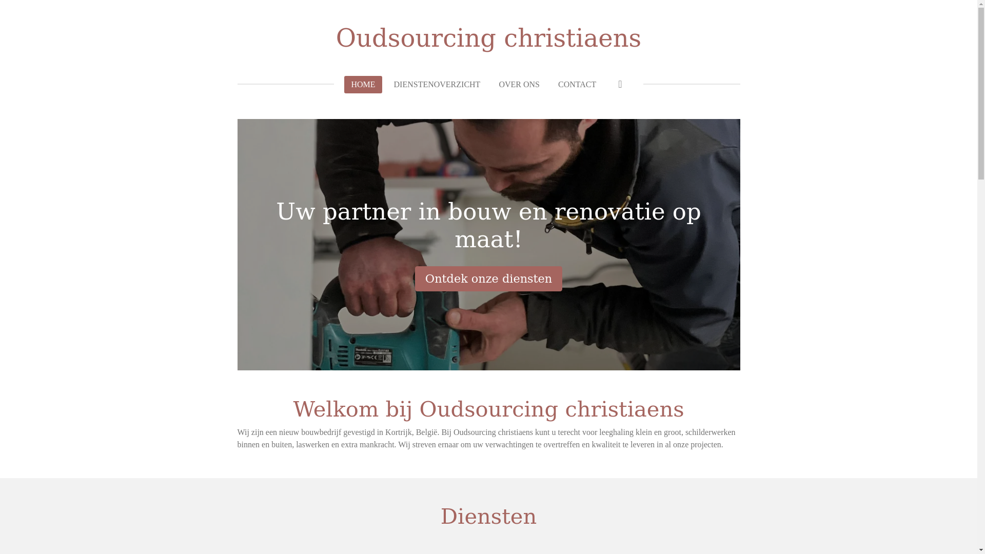 website screenshot of https://oudsourcingchristiaens.com/