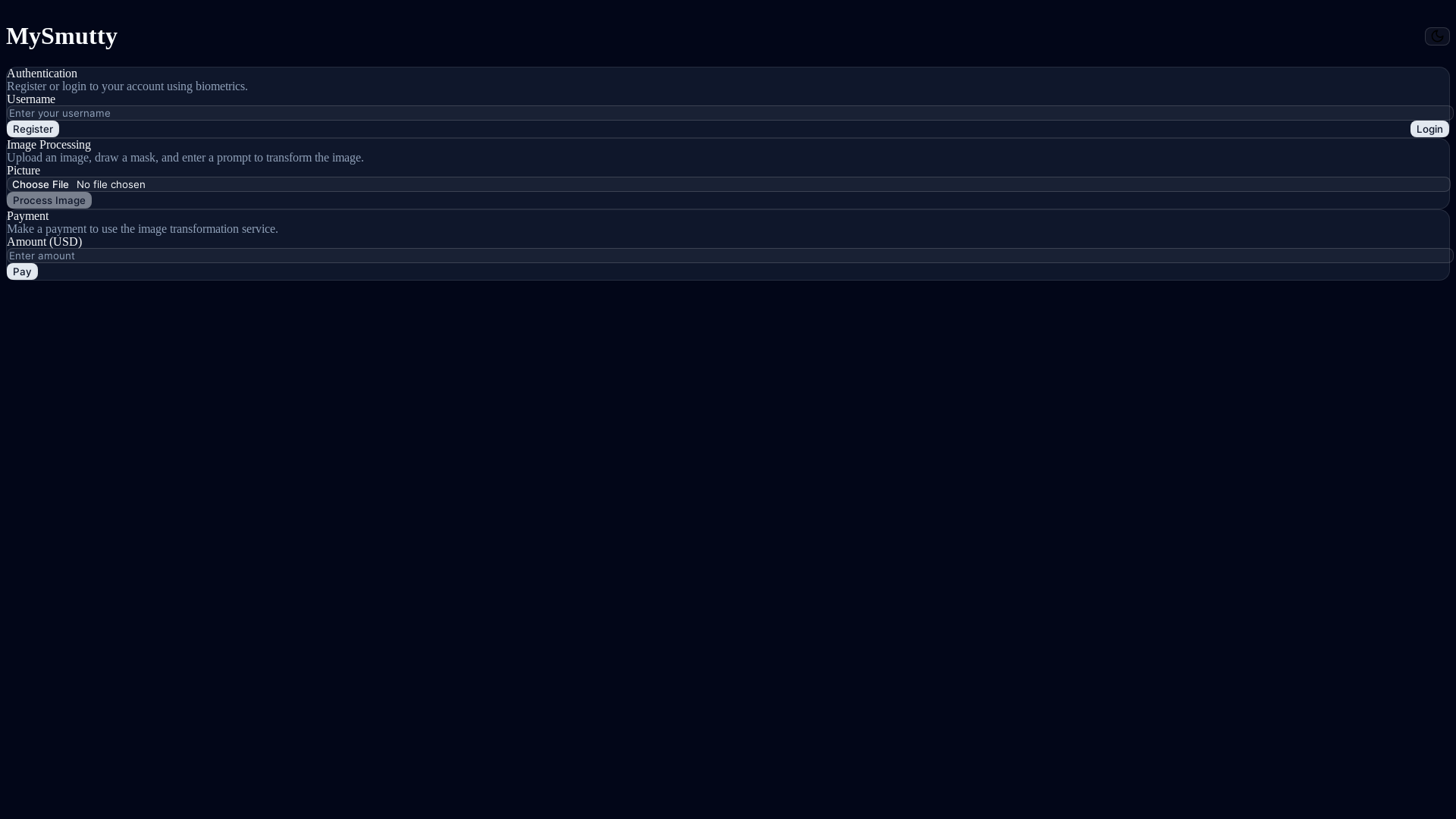 website screenshot of https://mysmutty-frontend.pages.dev/