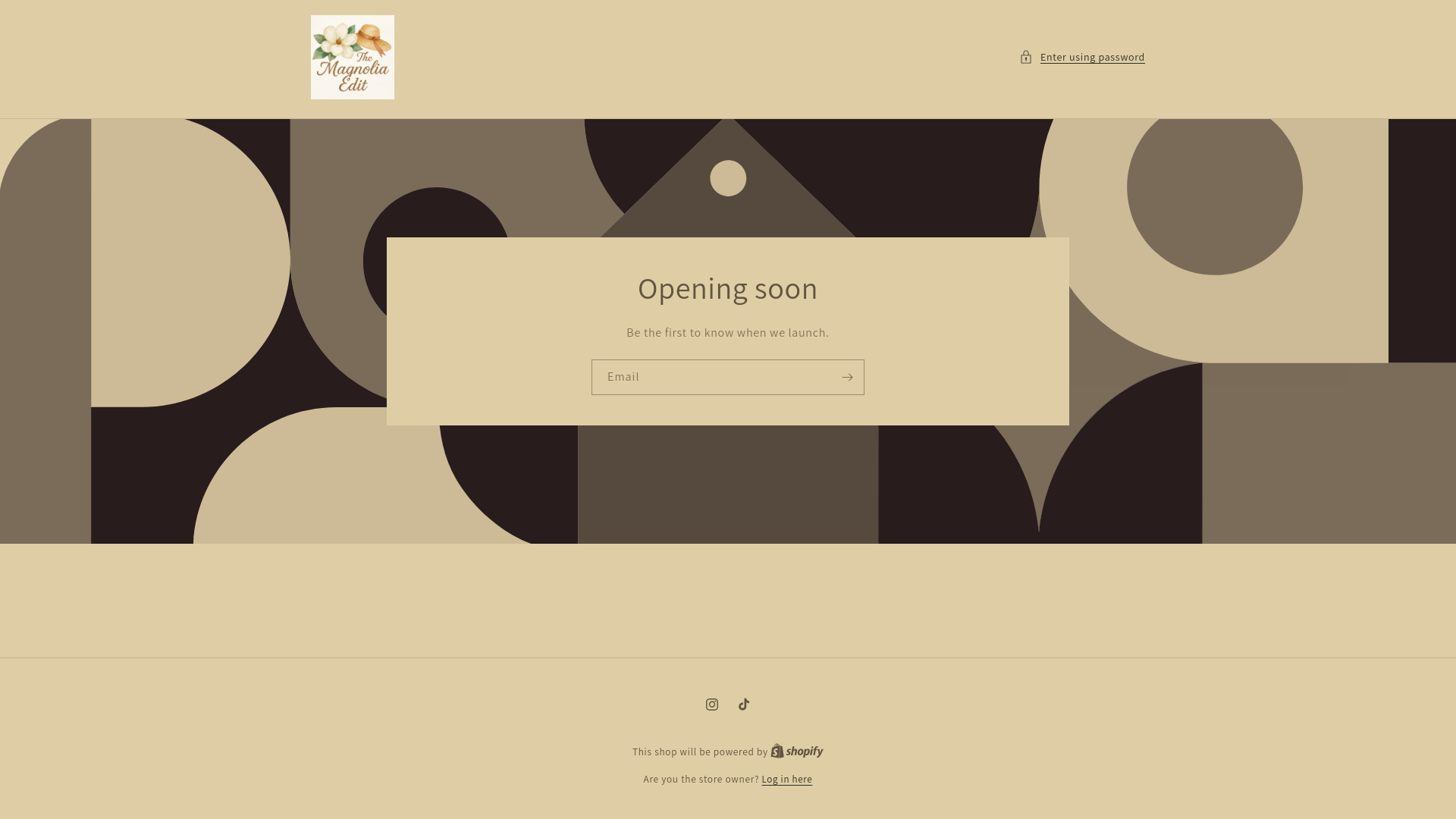 website screenshot of https://themagnoliaedit.net/