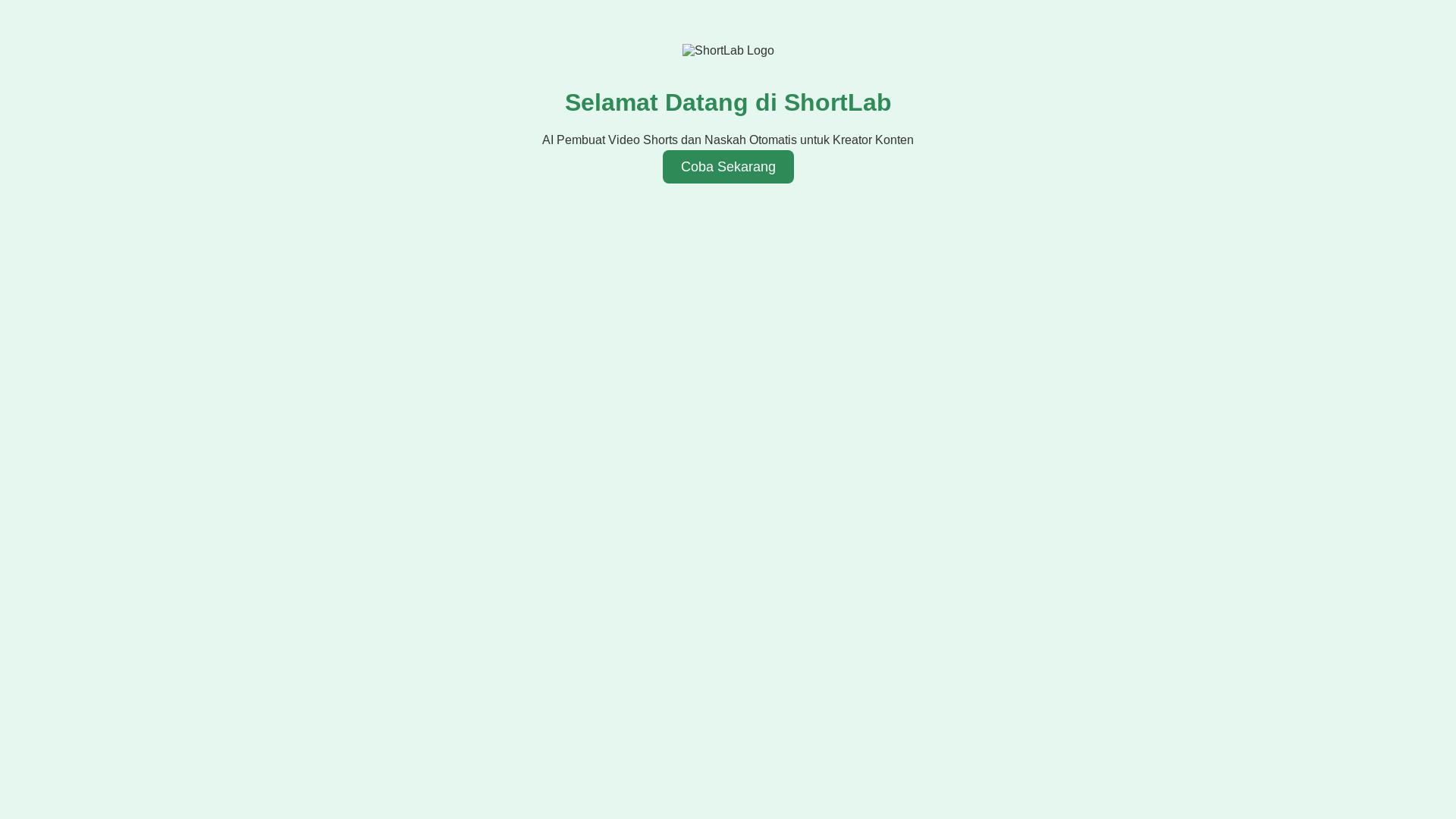 website screenshot of https://shortlab.cloud/
