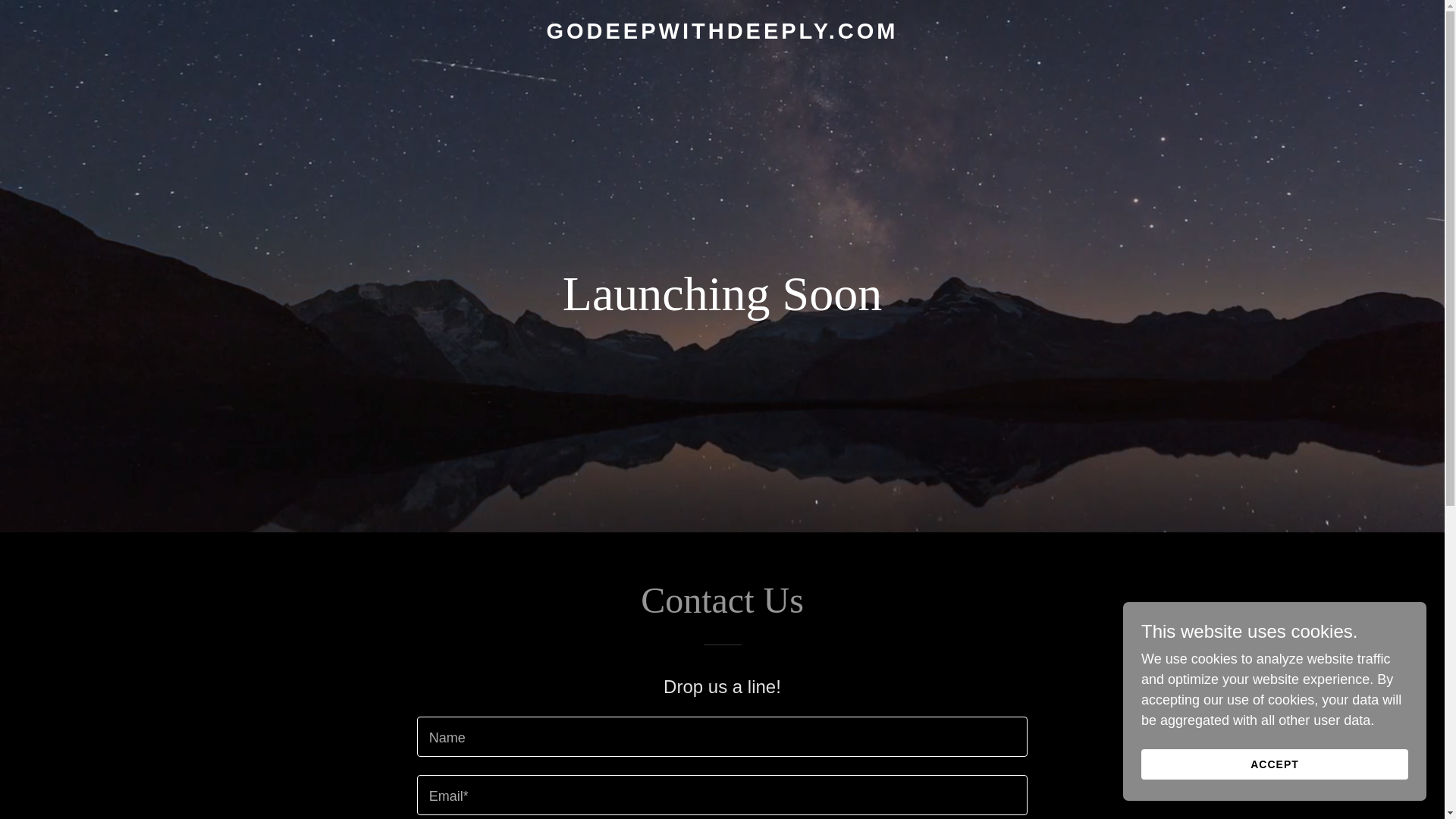 website screenshot of https://godeepwithdeeply.com/