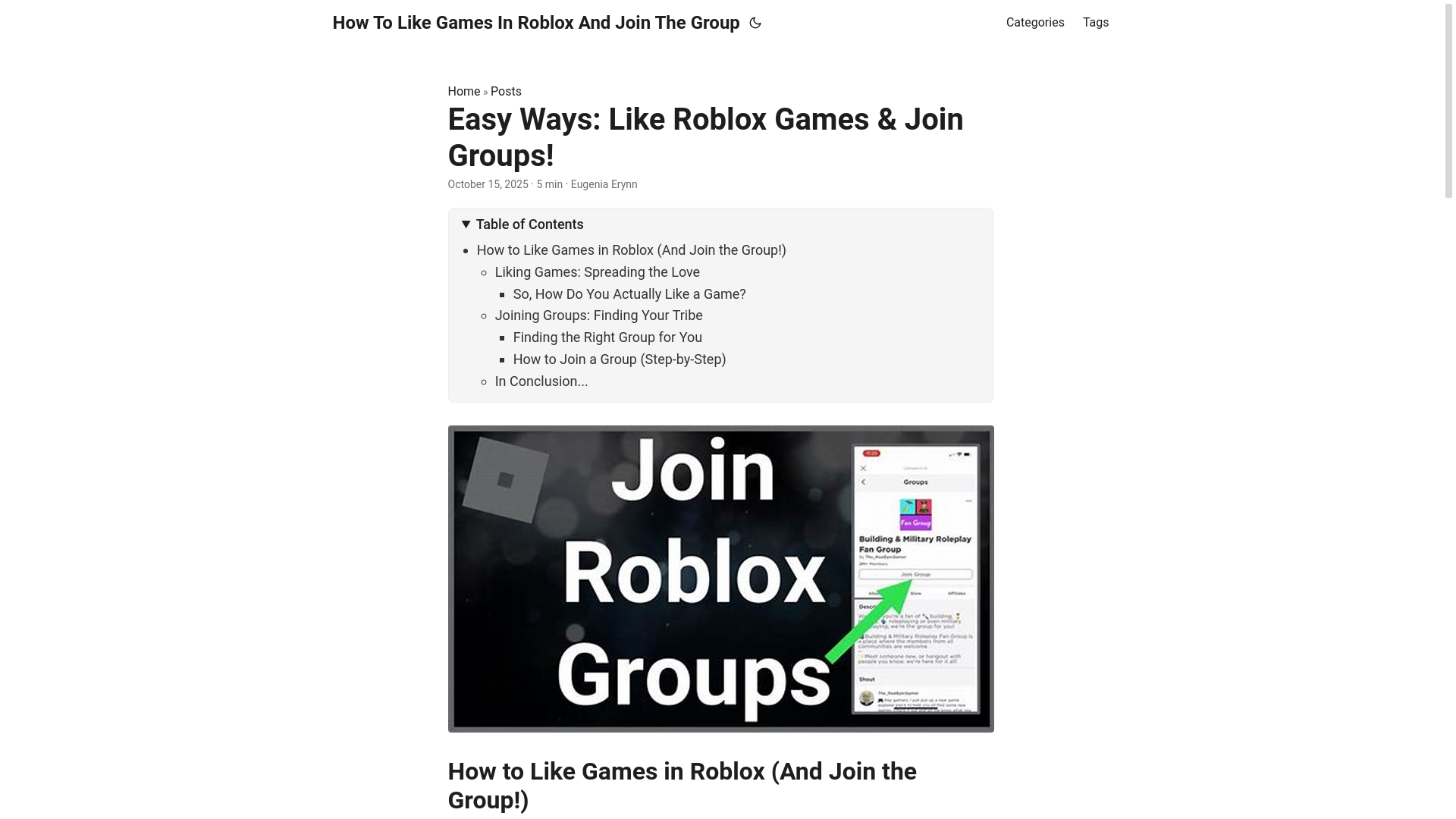 website screenshot of https://how-to-like-games-in-roblox-and-join-the-group.pages.dev/