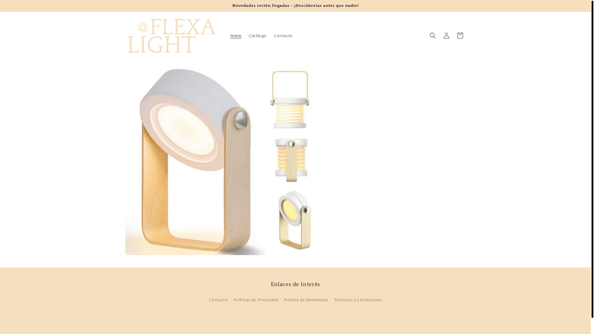 website screenshot of https://flexalightoficial.com/