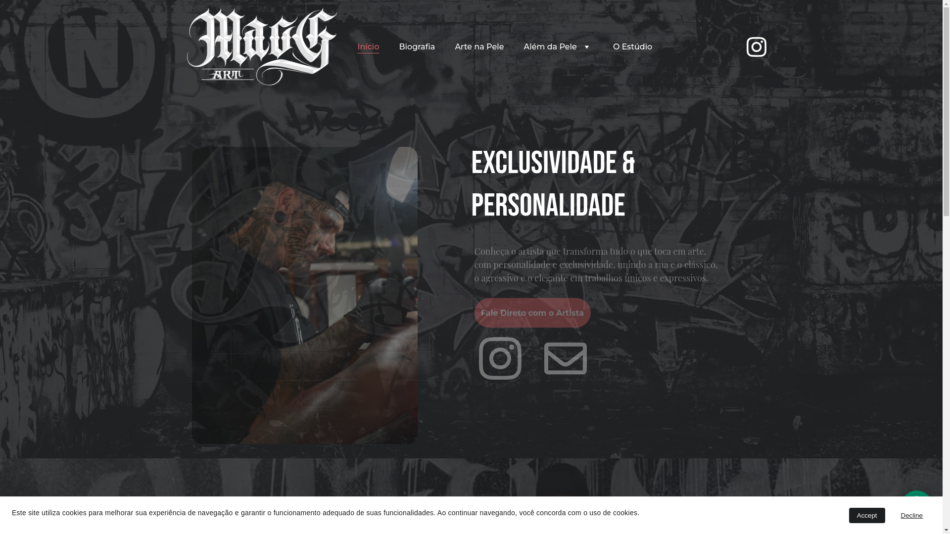 website screenshot of https://macgart.com.br/