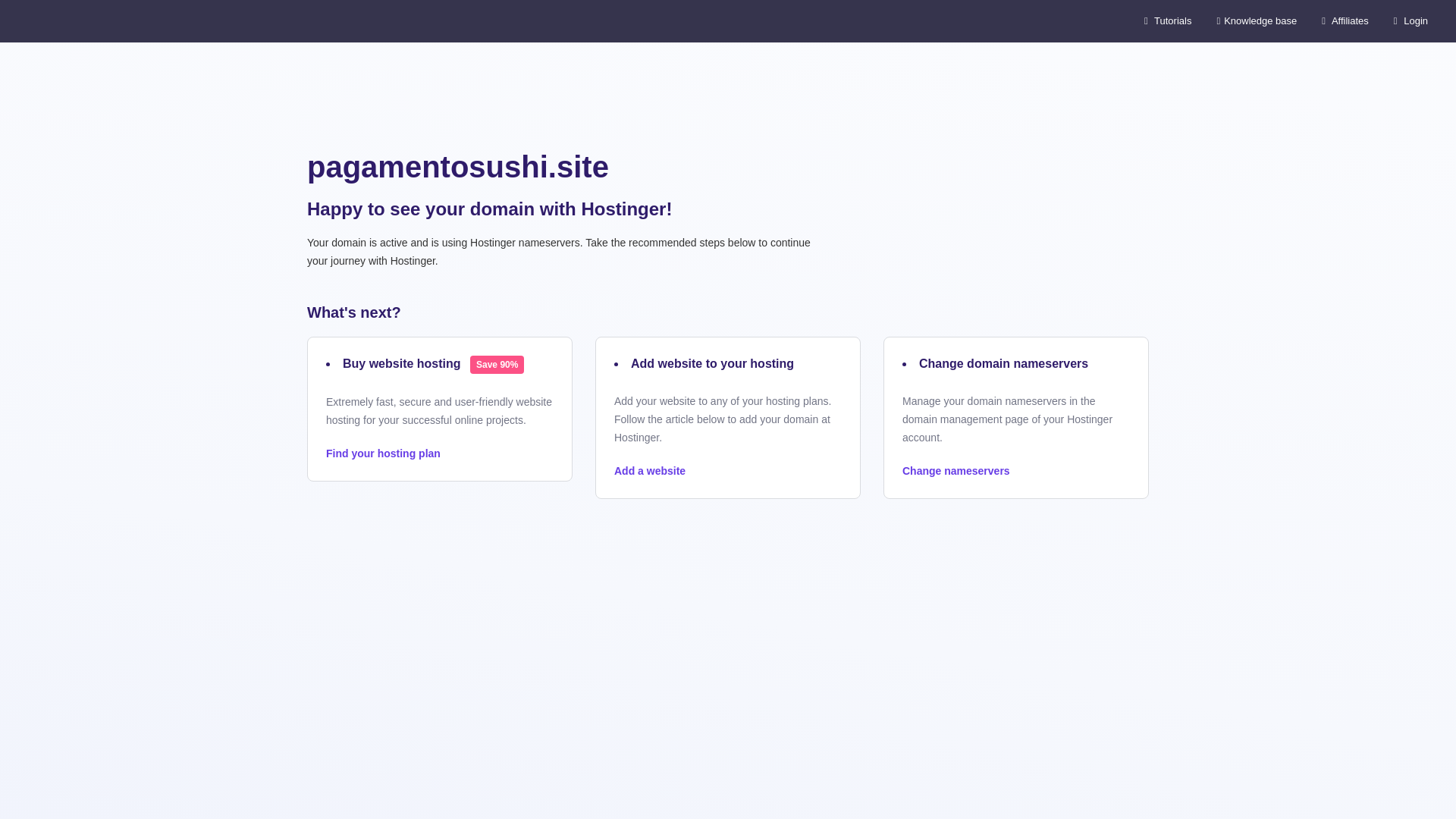 website screenshot of https://pagamentosushi.site/