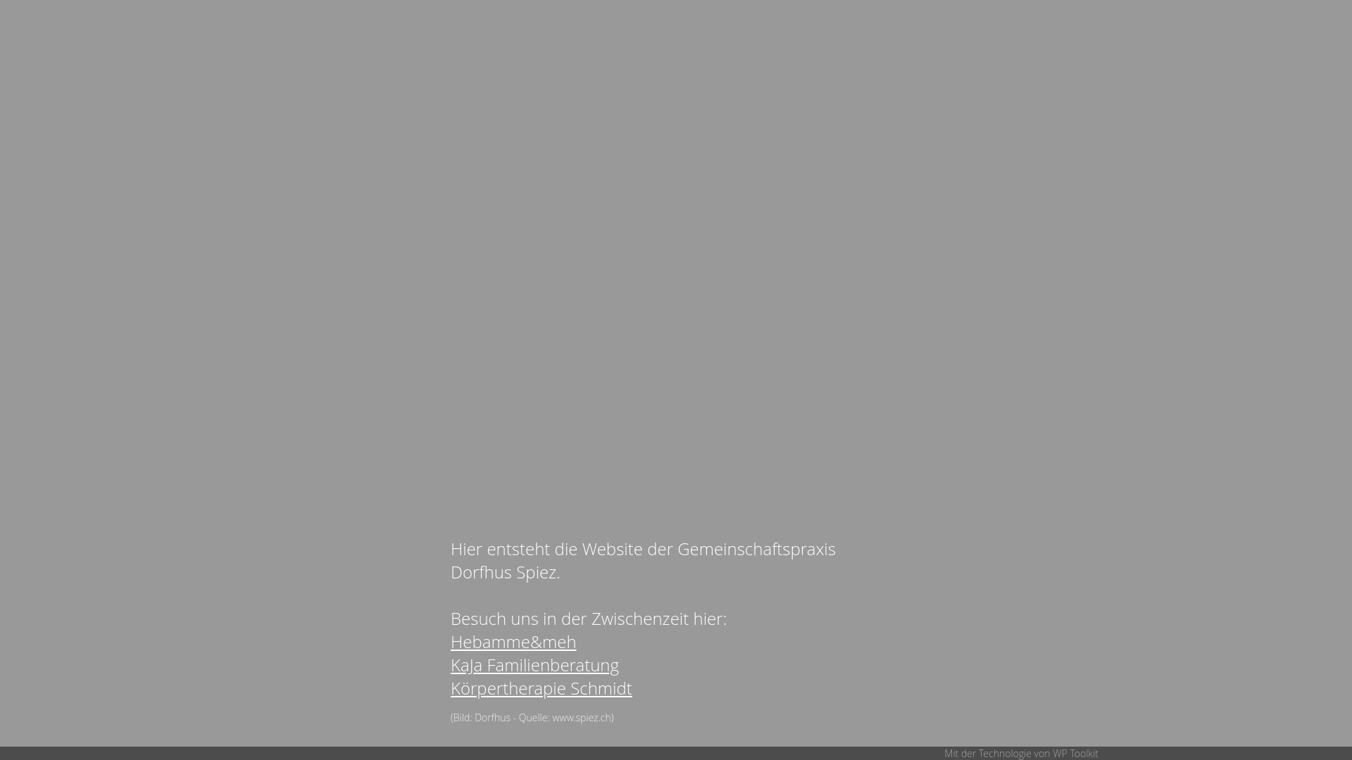 website screenshot of https://praxis-dorfhus.ch/