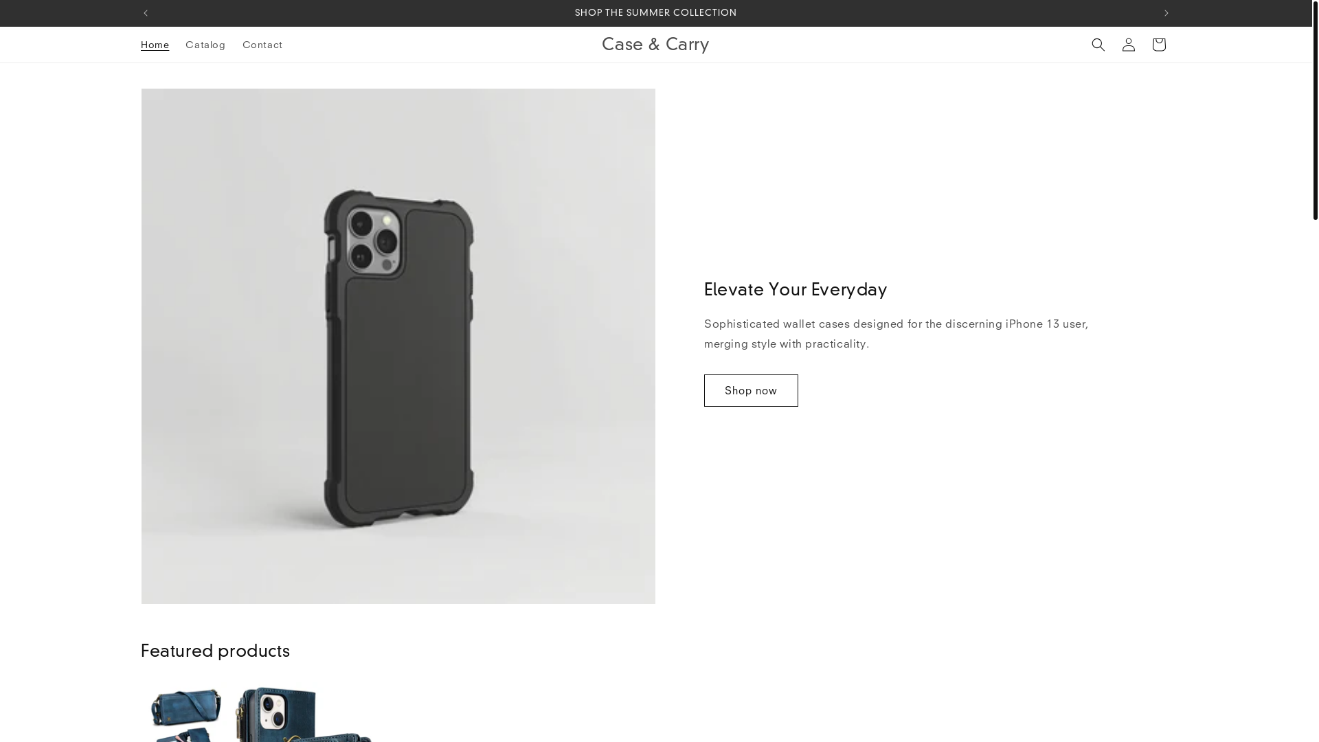 website screenshot of https://casssecarryyy.store/