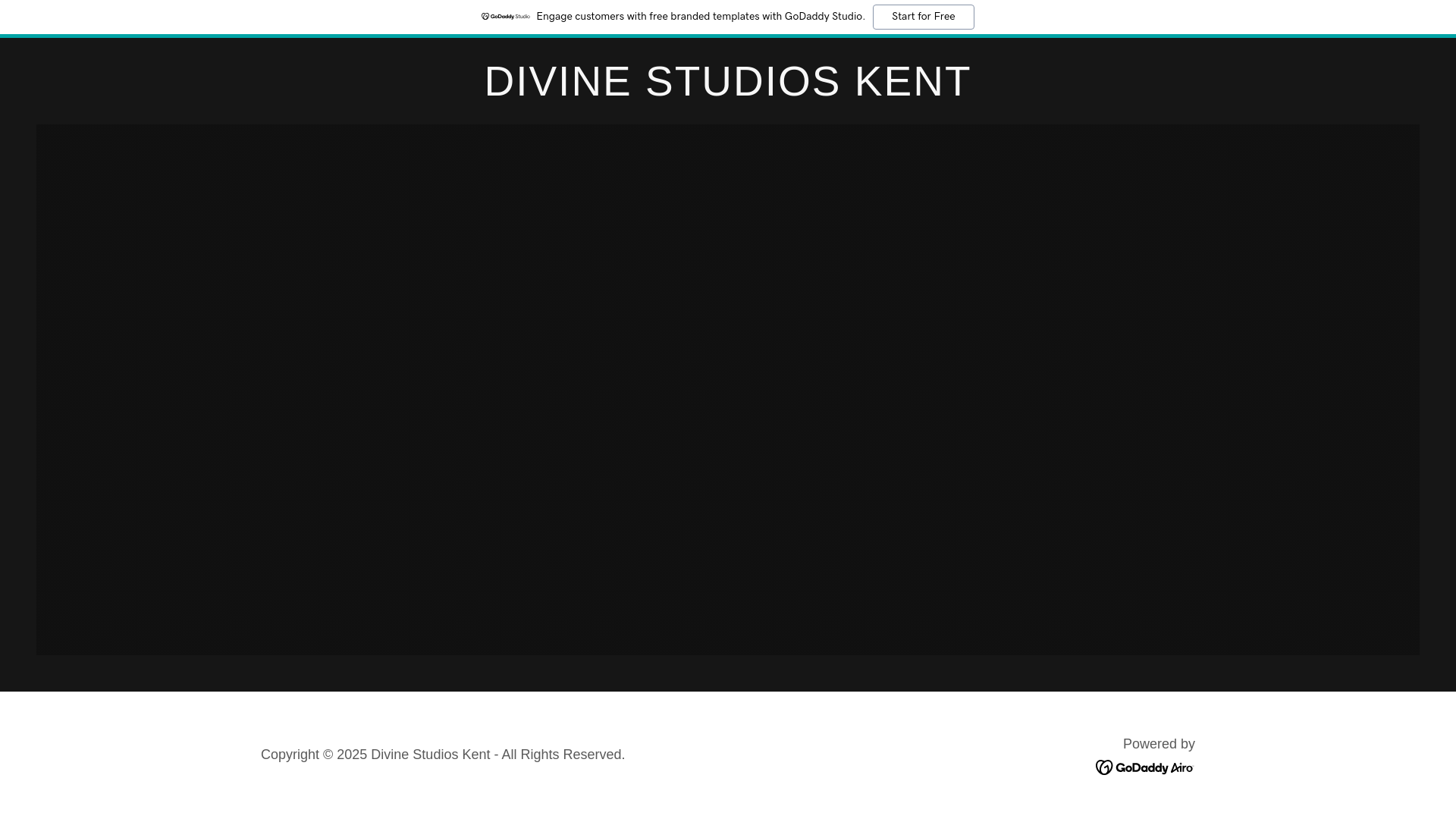 website screenshot of https://divinestudioskent.co.uk/