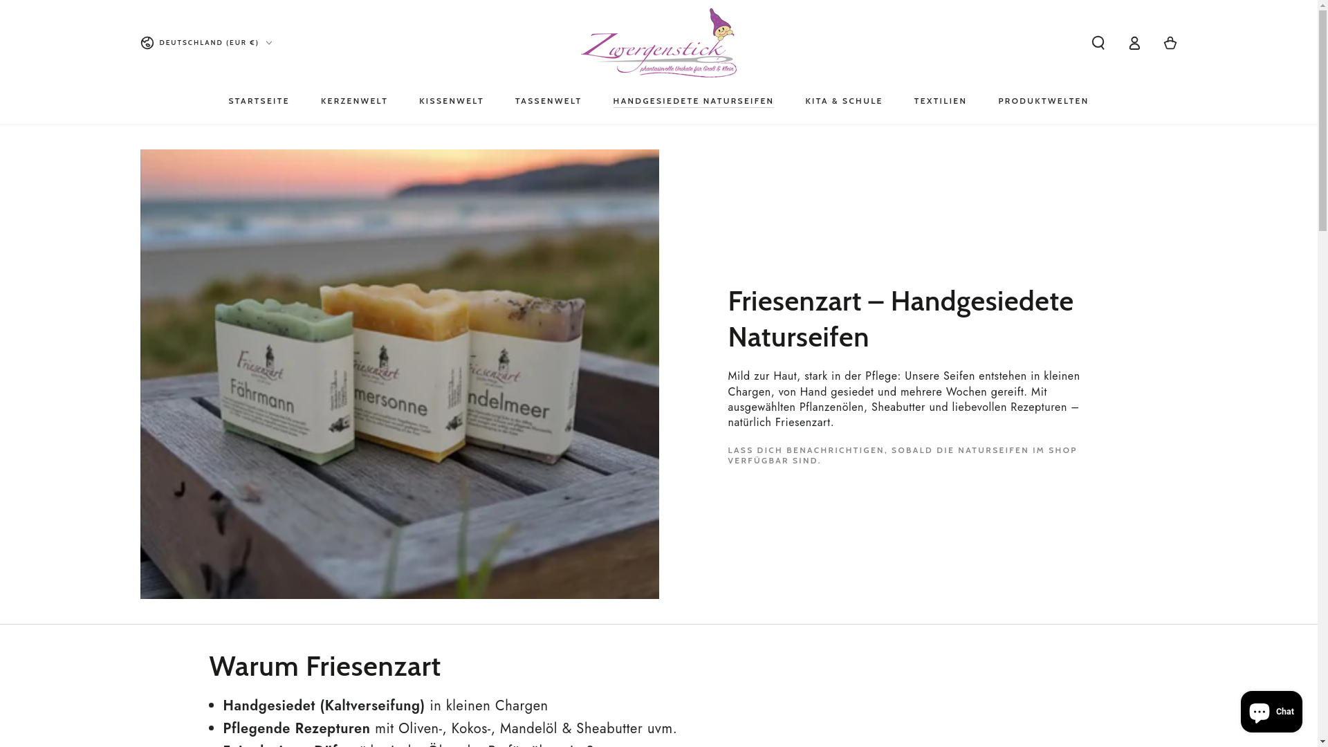 website screenshot of https://friesenzart.de/