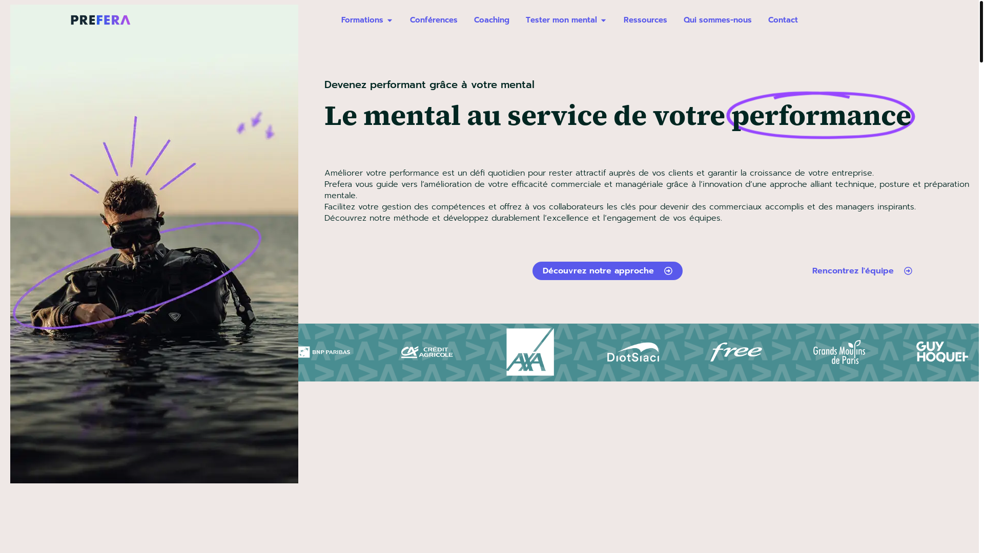 website screenshot of https://connectprefera.com/