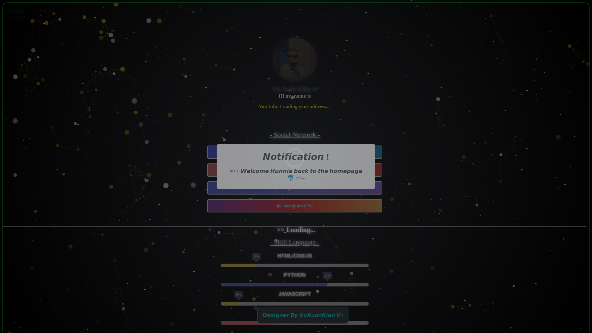 website screenshot of https://xuankien.pages.dev/