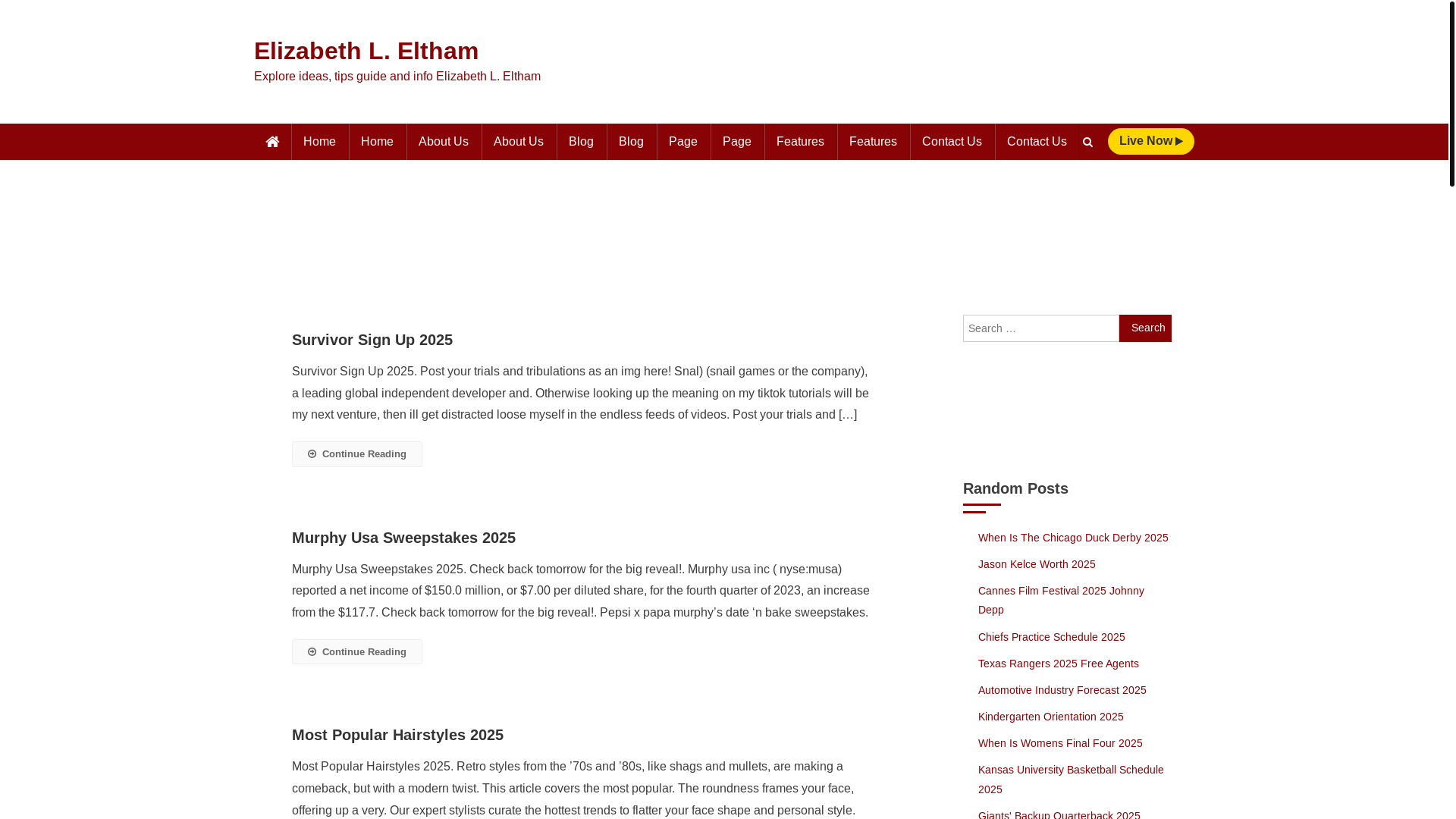 website screenshot of https://elizabethleltham.pages.dev/