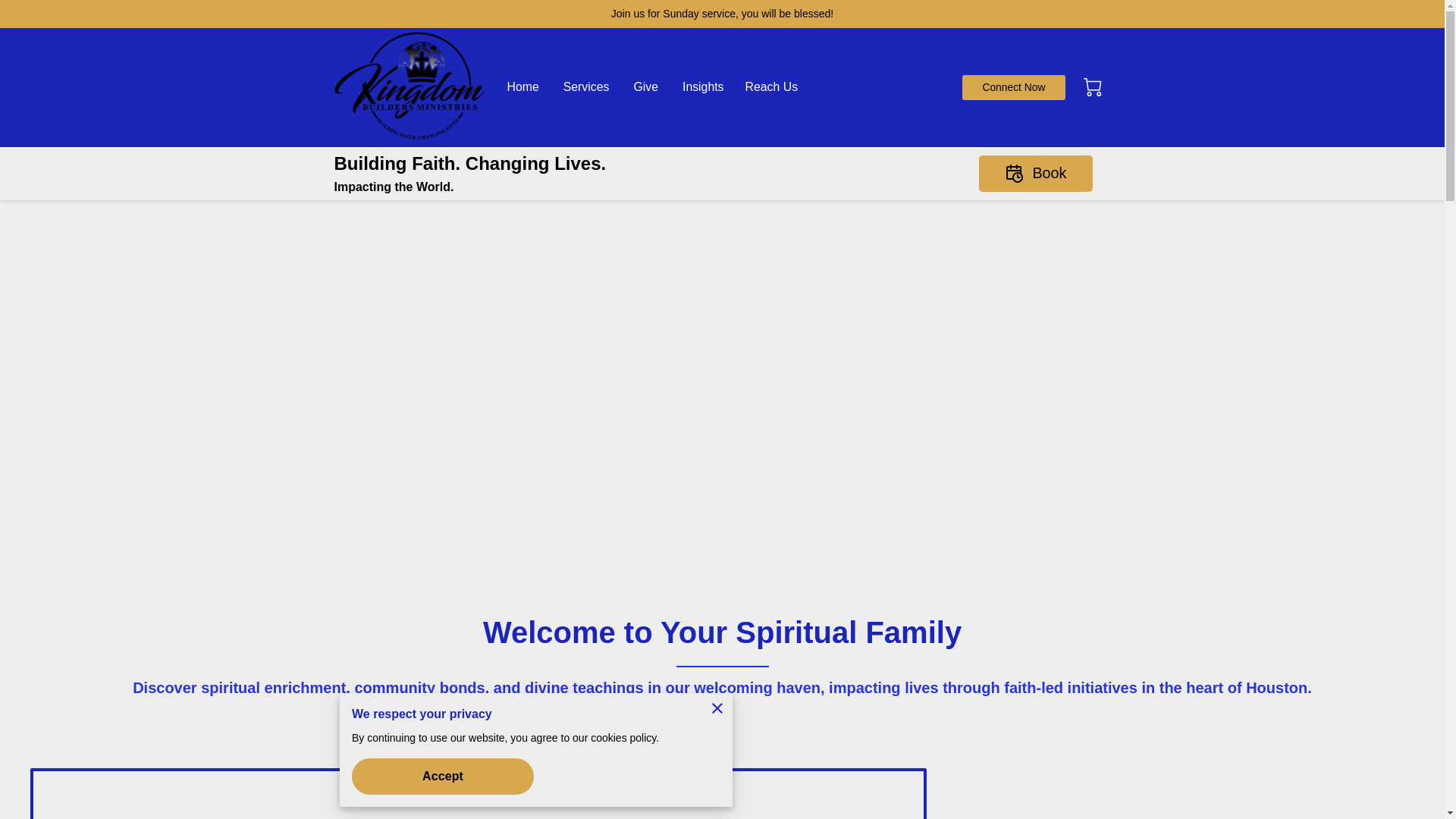 website screenshot of https://kingdombuildersministries.us/