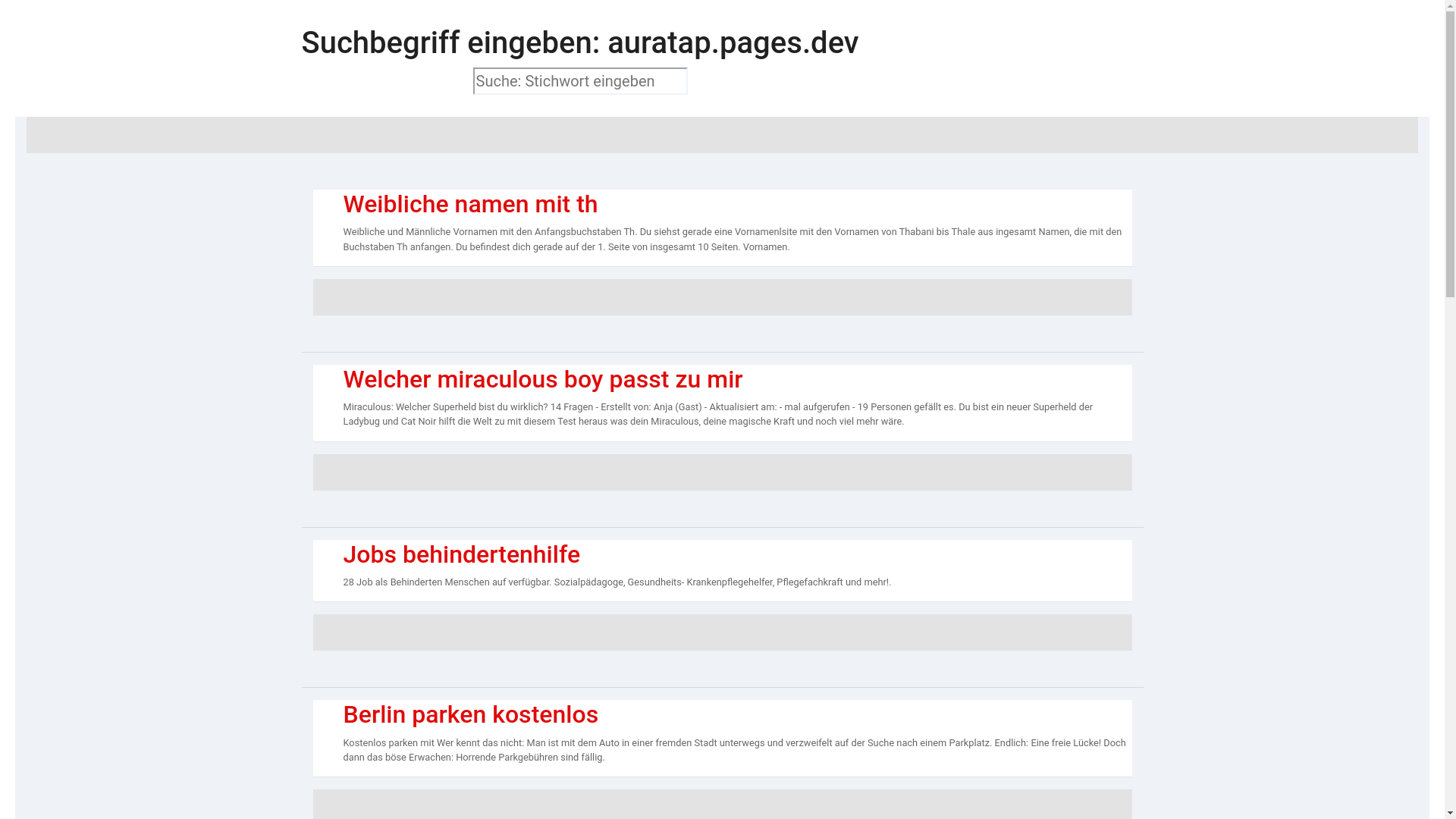 website screenshot of https://auratap.pages.dev/