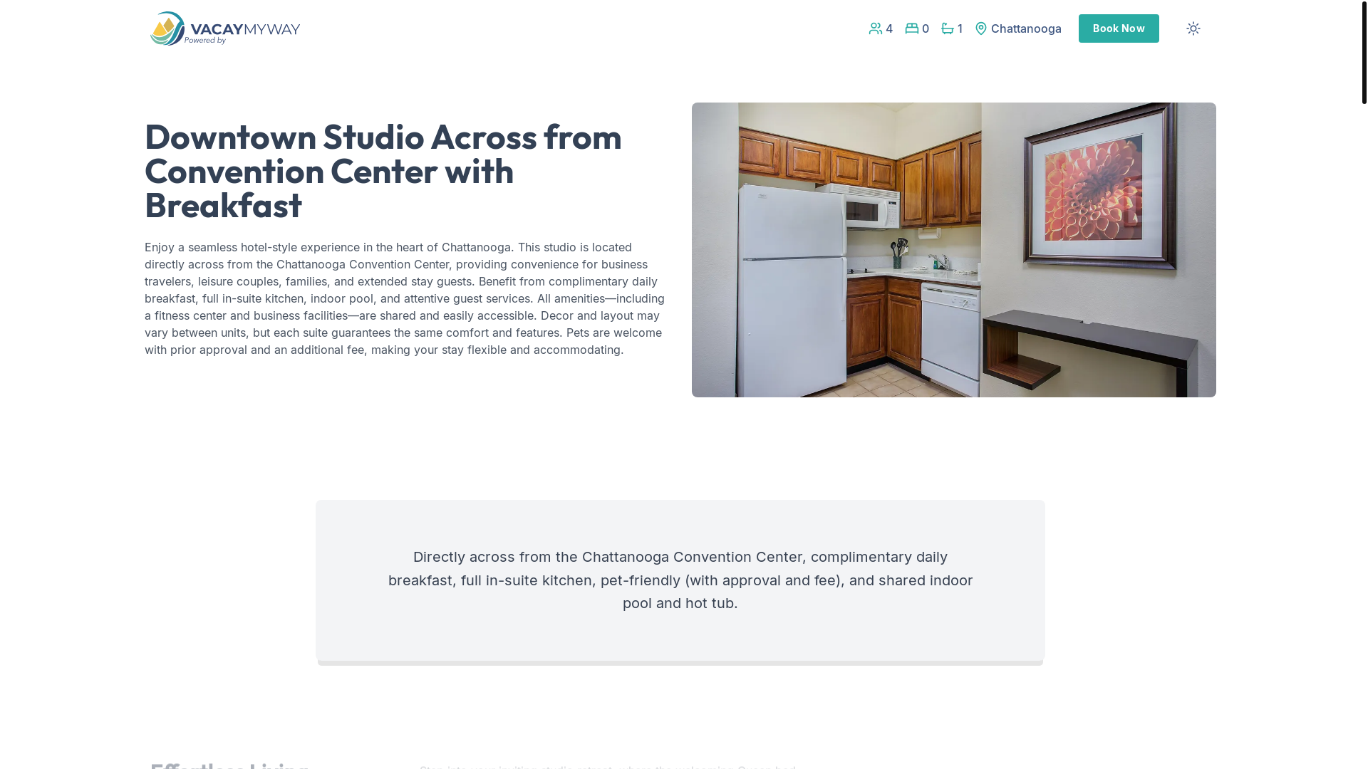 website screenshot of https://urbansceniccity.vacations/