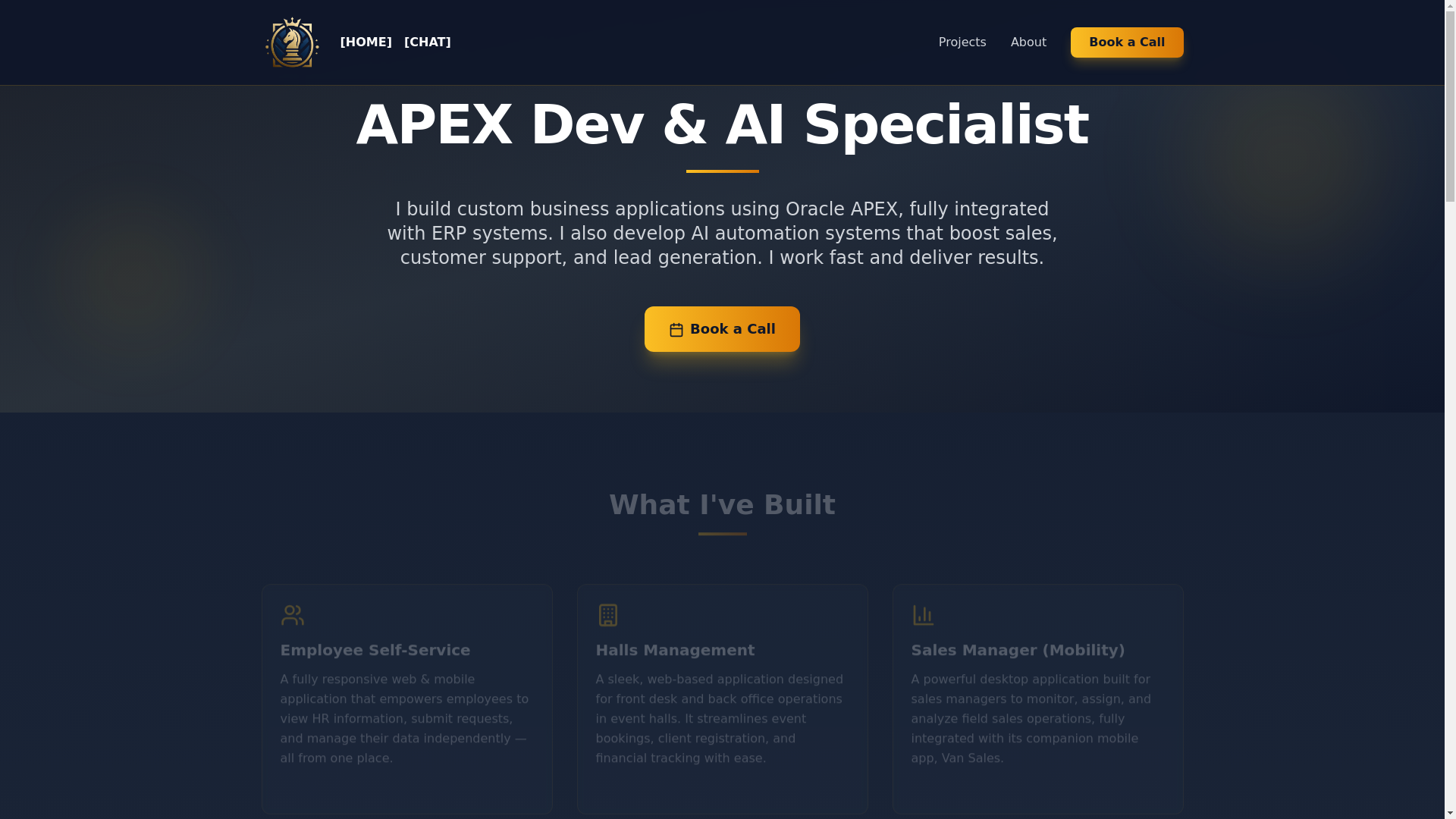 website screenshot of https://aboueleila.xyz/