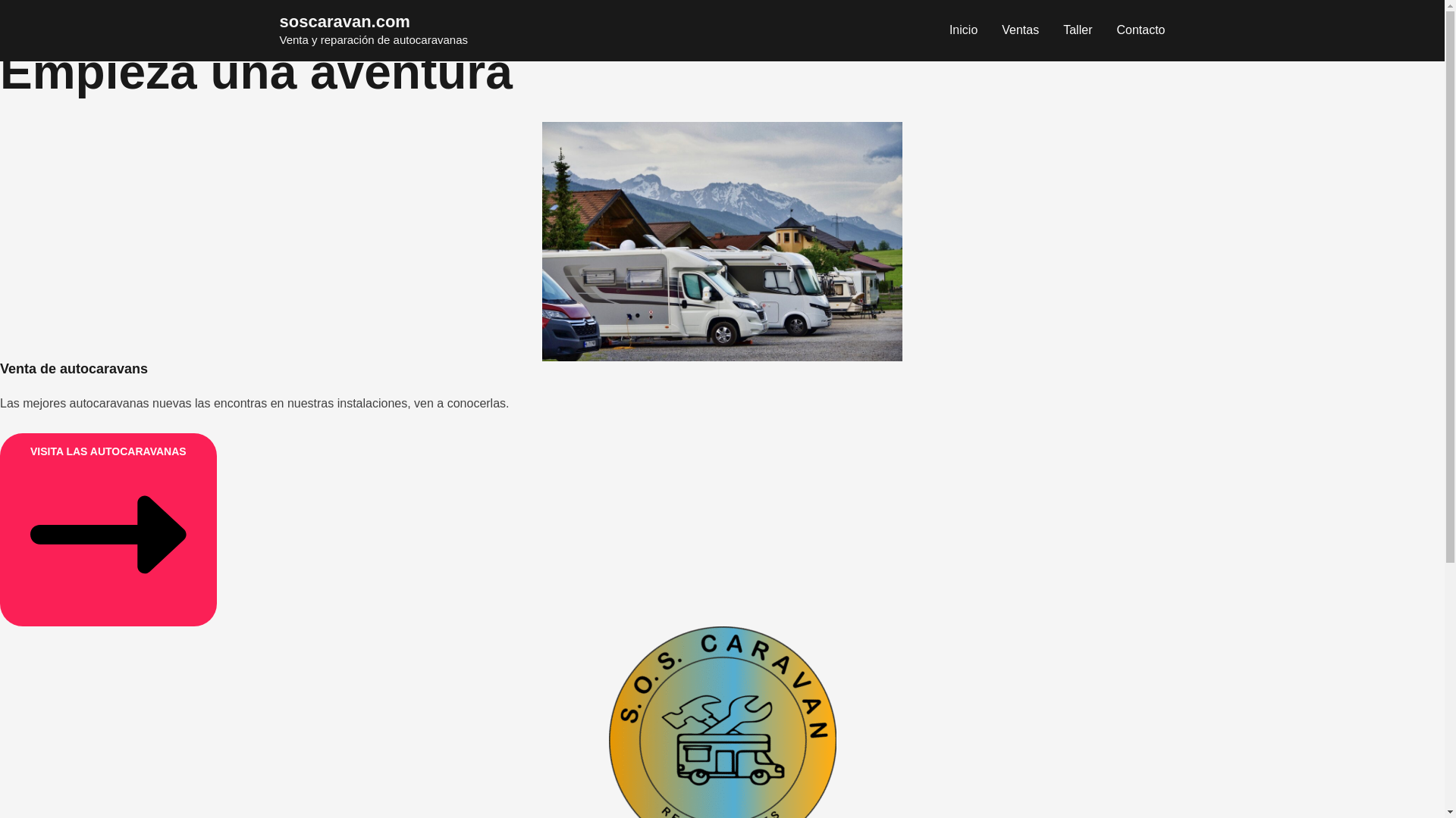 website screenshot of https://soscaravan.com/