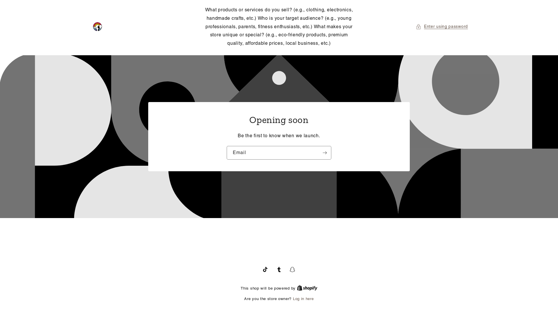 website screenshot of https://tineless.store/