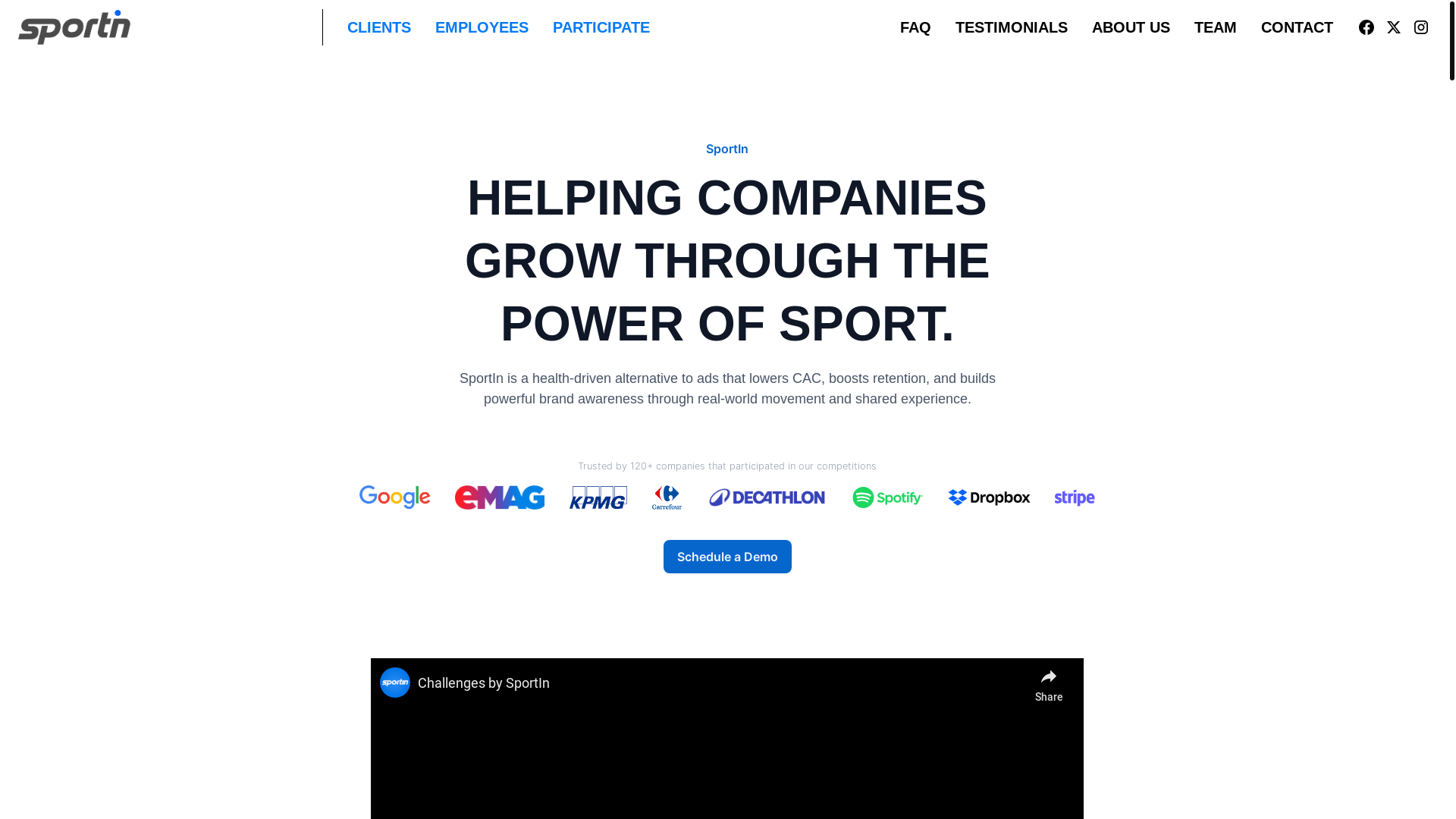 website screenshot of https://brand-challenges.com/