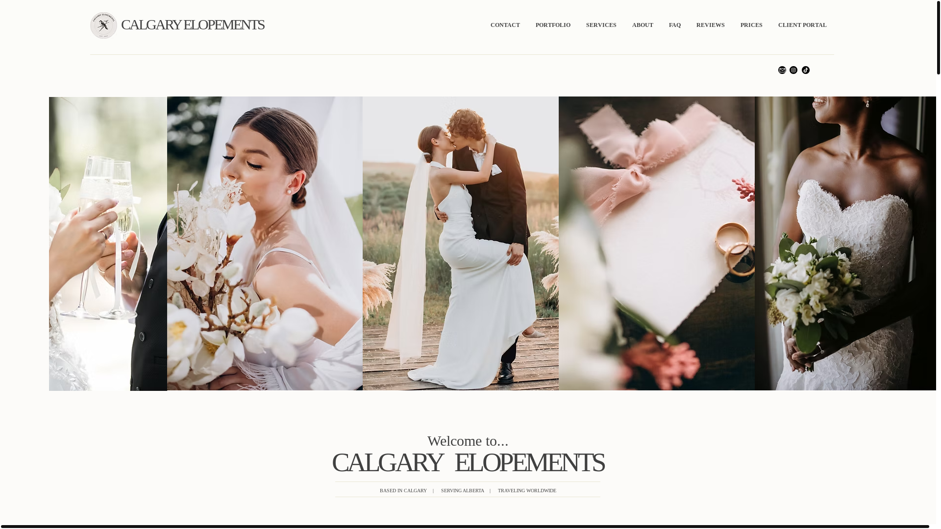 website screenshot of https://calgaryelopements.com/