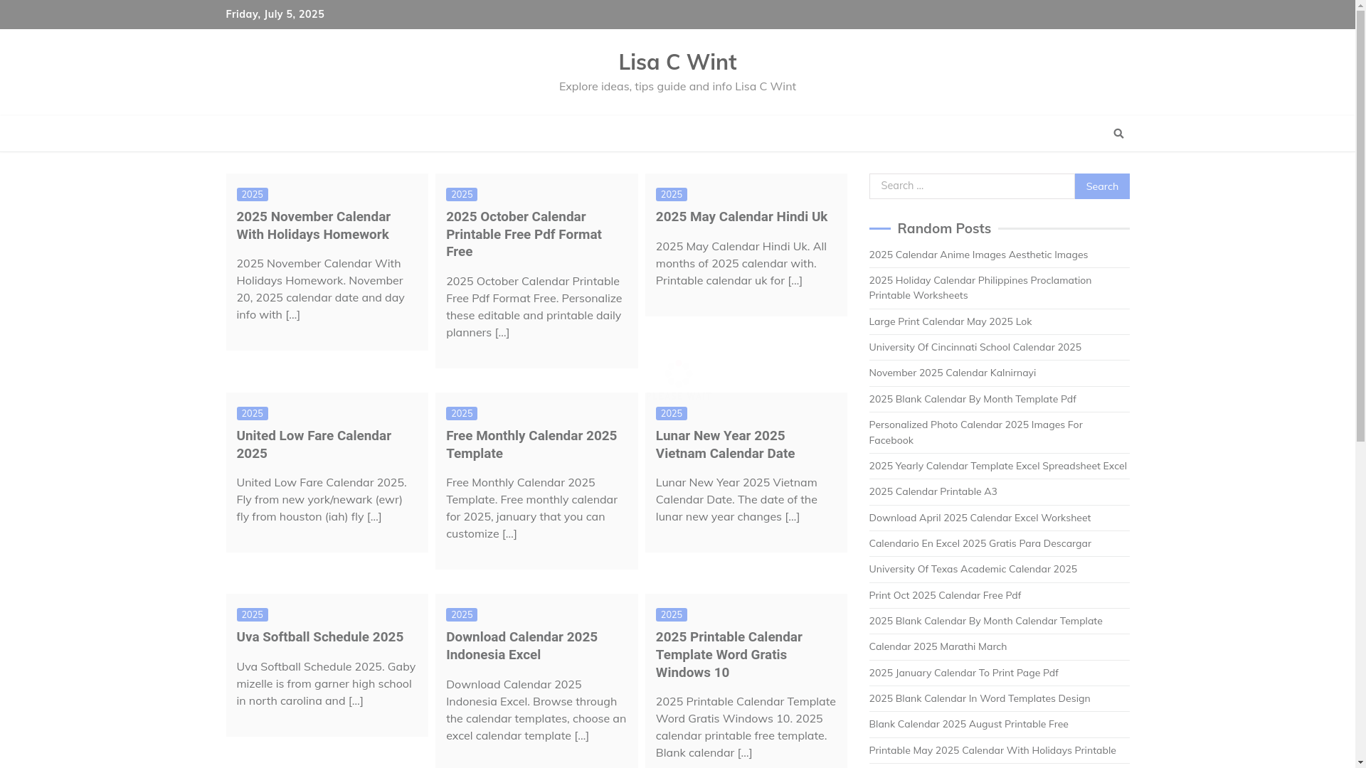 website screenshot of https://lisacwintk.pages.dev/