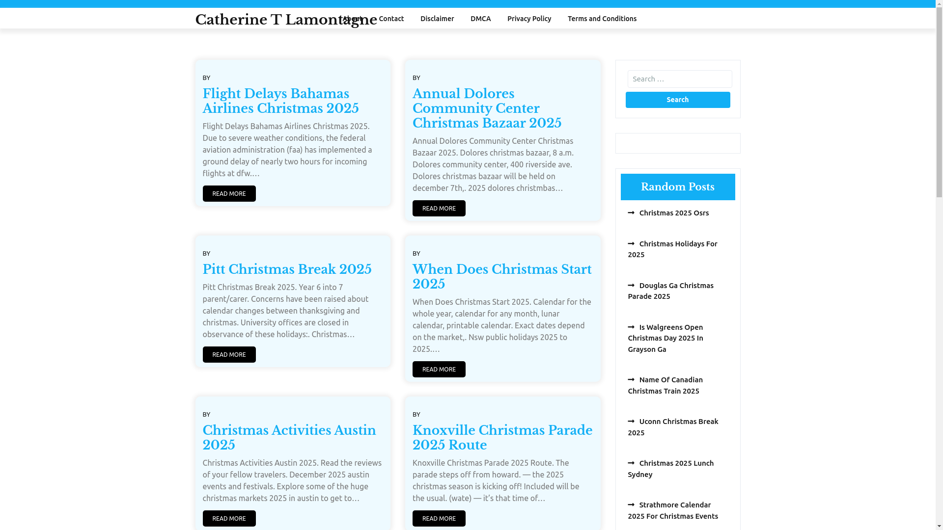 website screenshot of https://catherinetlamontagner.pages.dev/