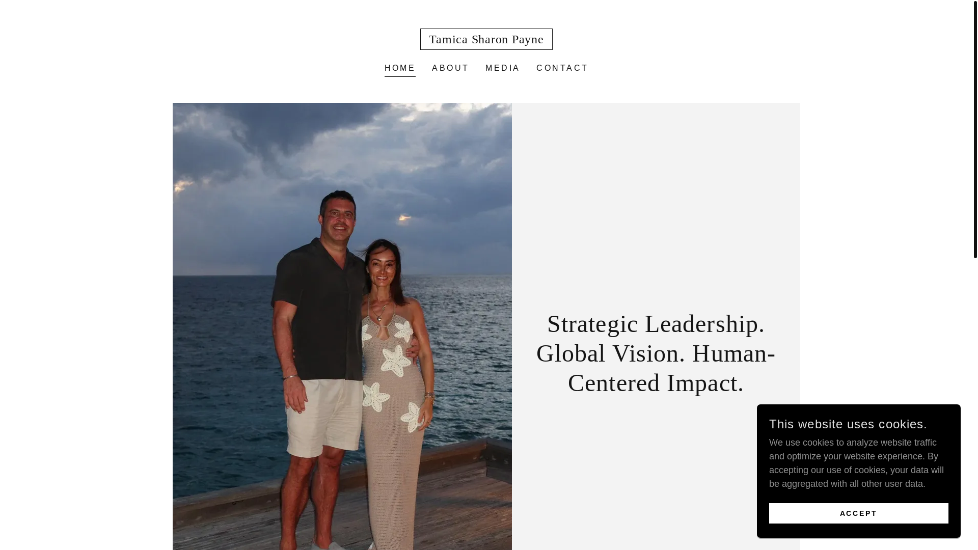 website screenshot of https://tamica-sharon-payne.com/