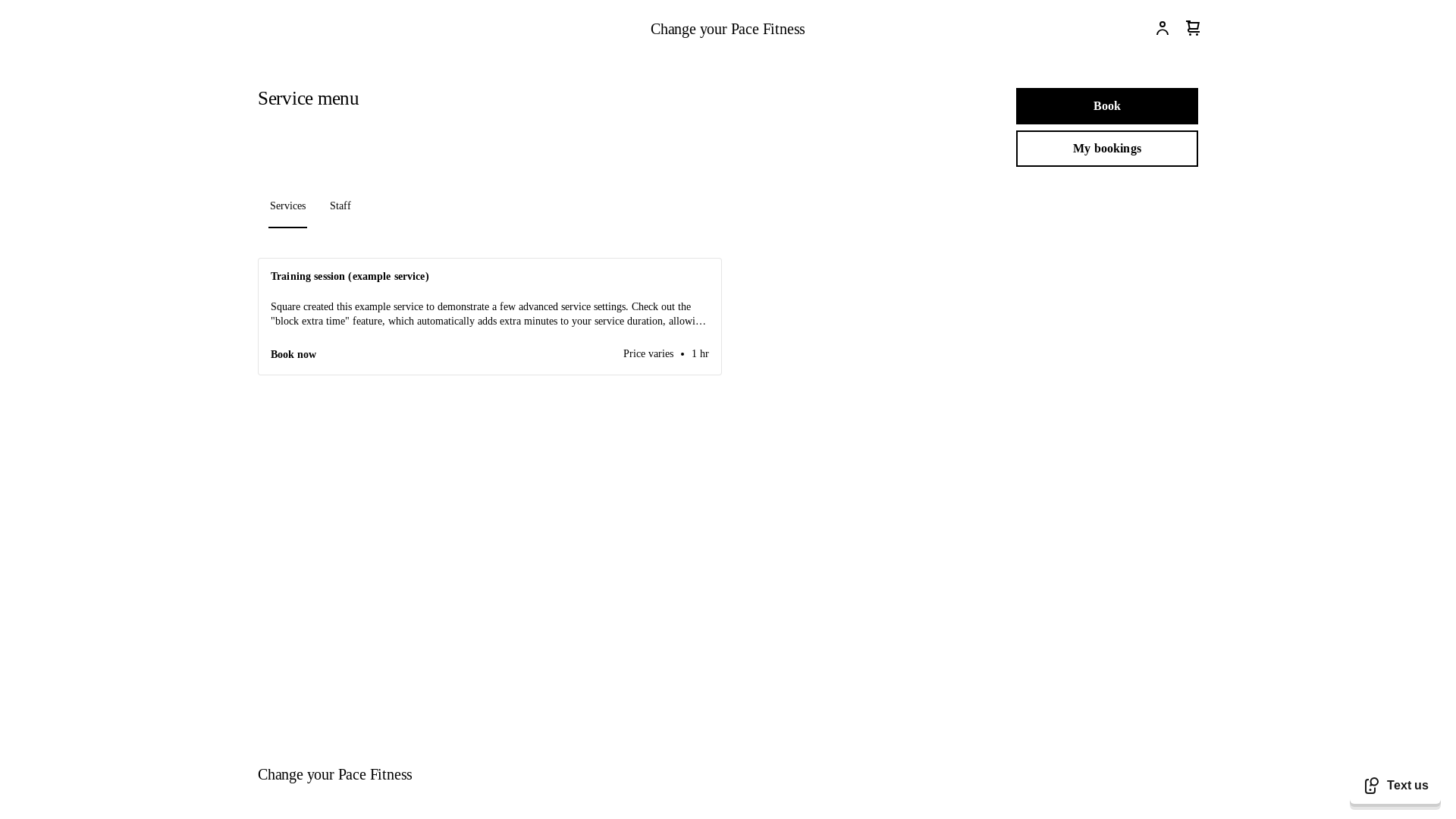 website screenshot of https://changeyourpace.net/