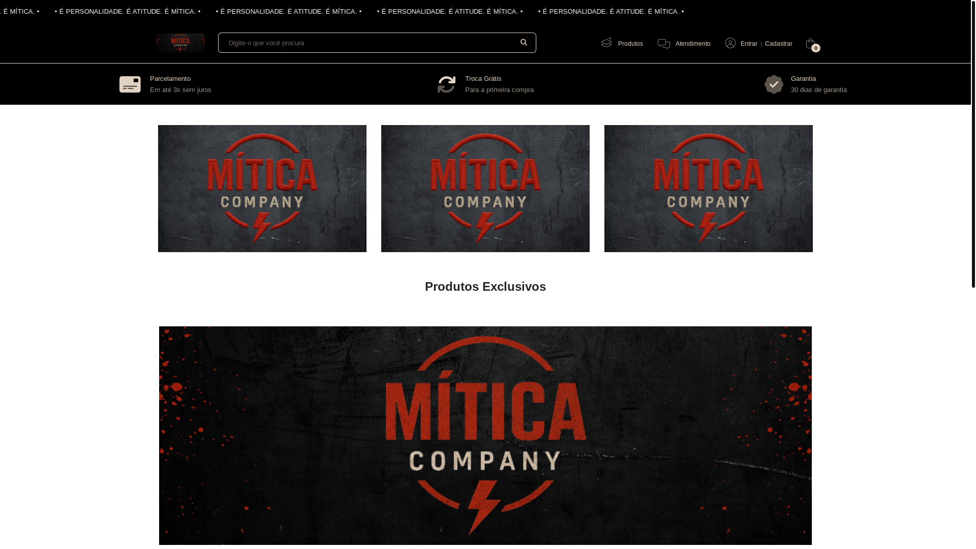 website screenshot of https://miticacompany.com.br/