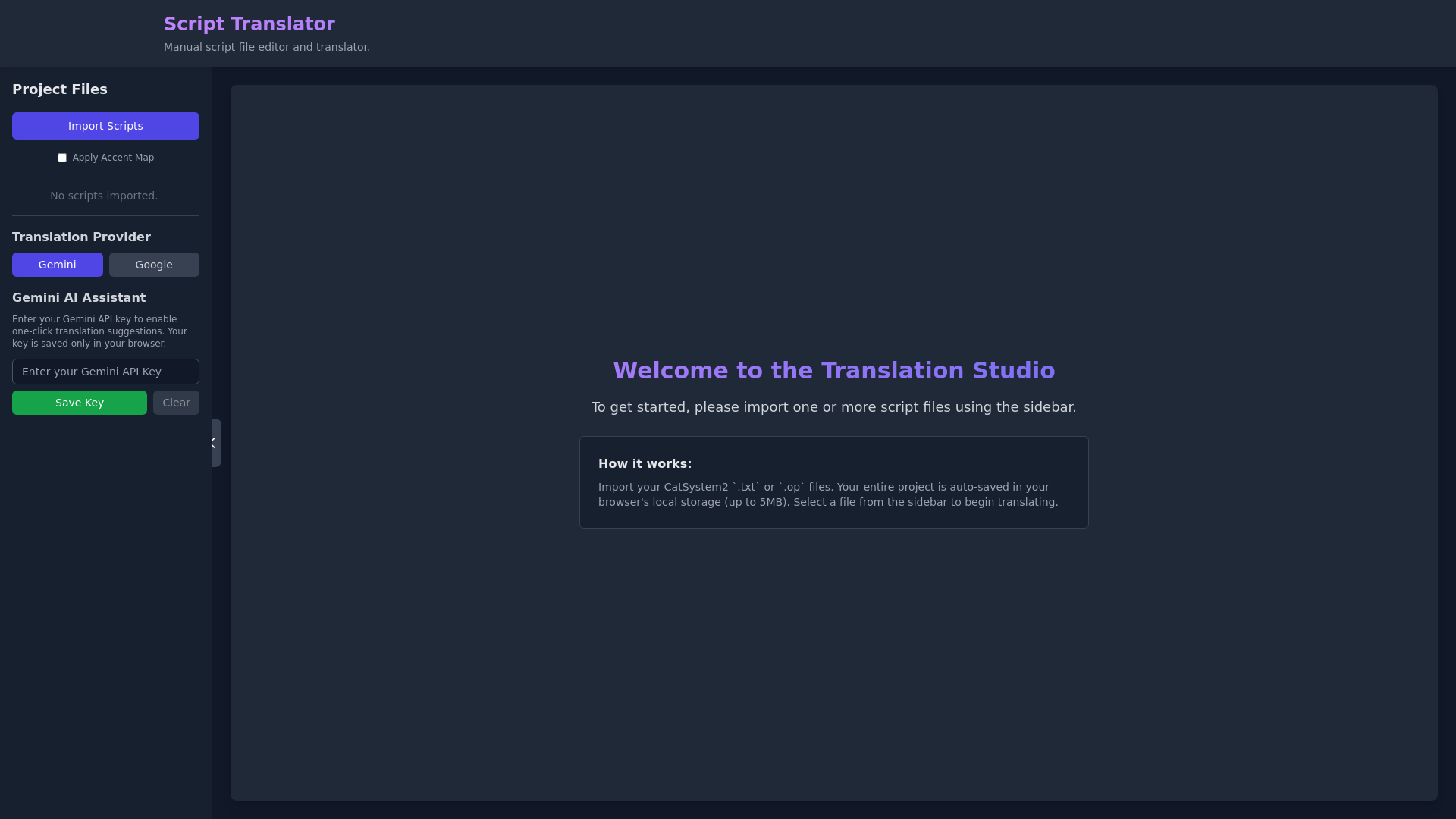 website screenshot of https://ct2translate.pages.dev/