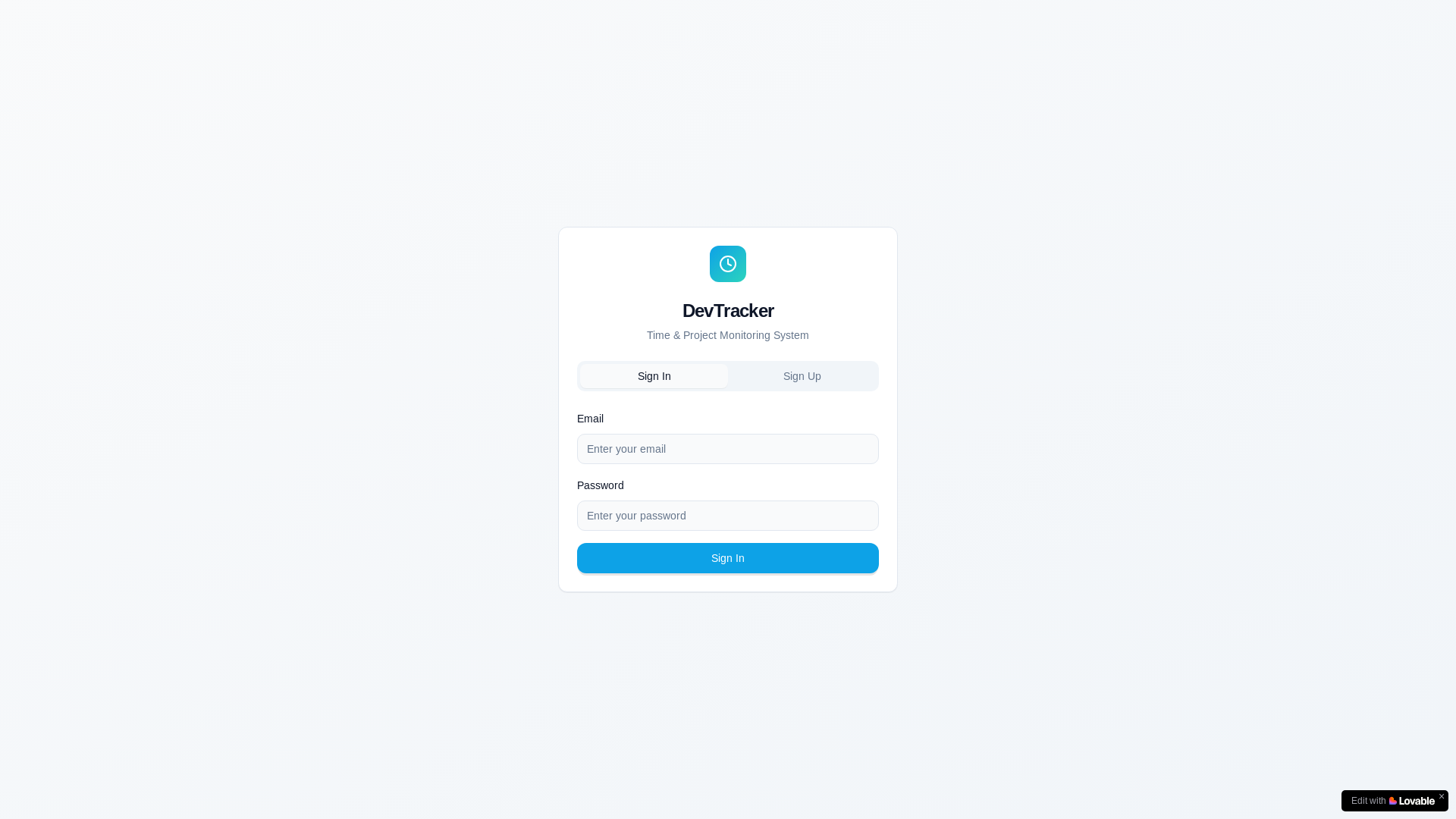 website screenshot of https://devtrackerph.com/