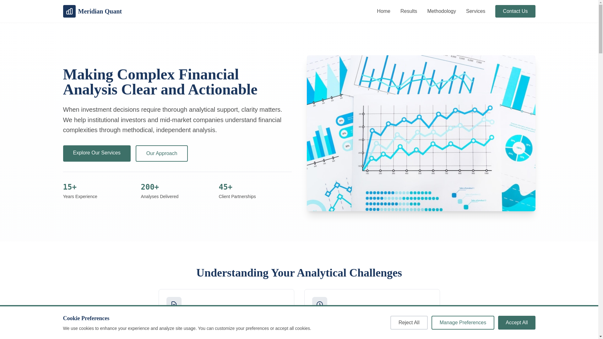 website screenshot of https://meridian-quant.org/