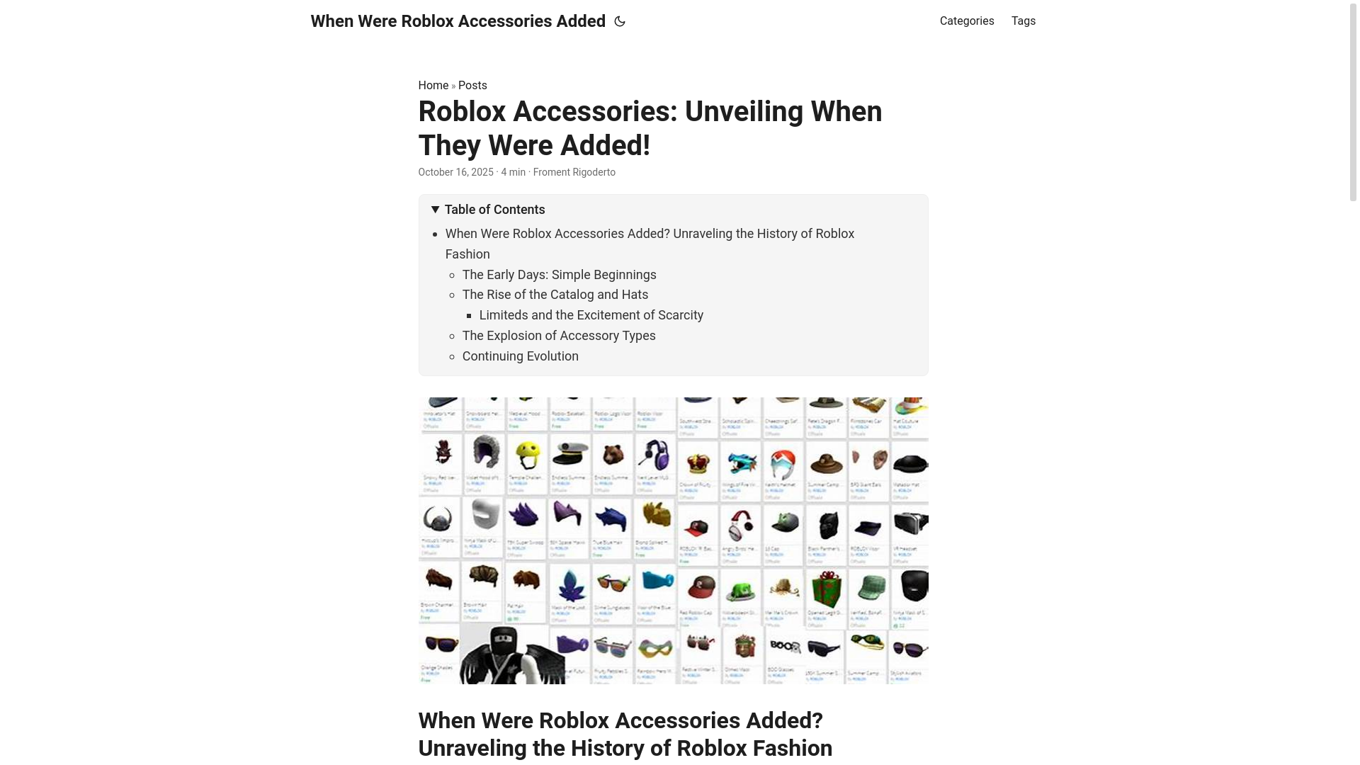 website screenshot of https://when-were-roblox-accessories-added.pages.dev/