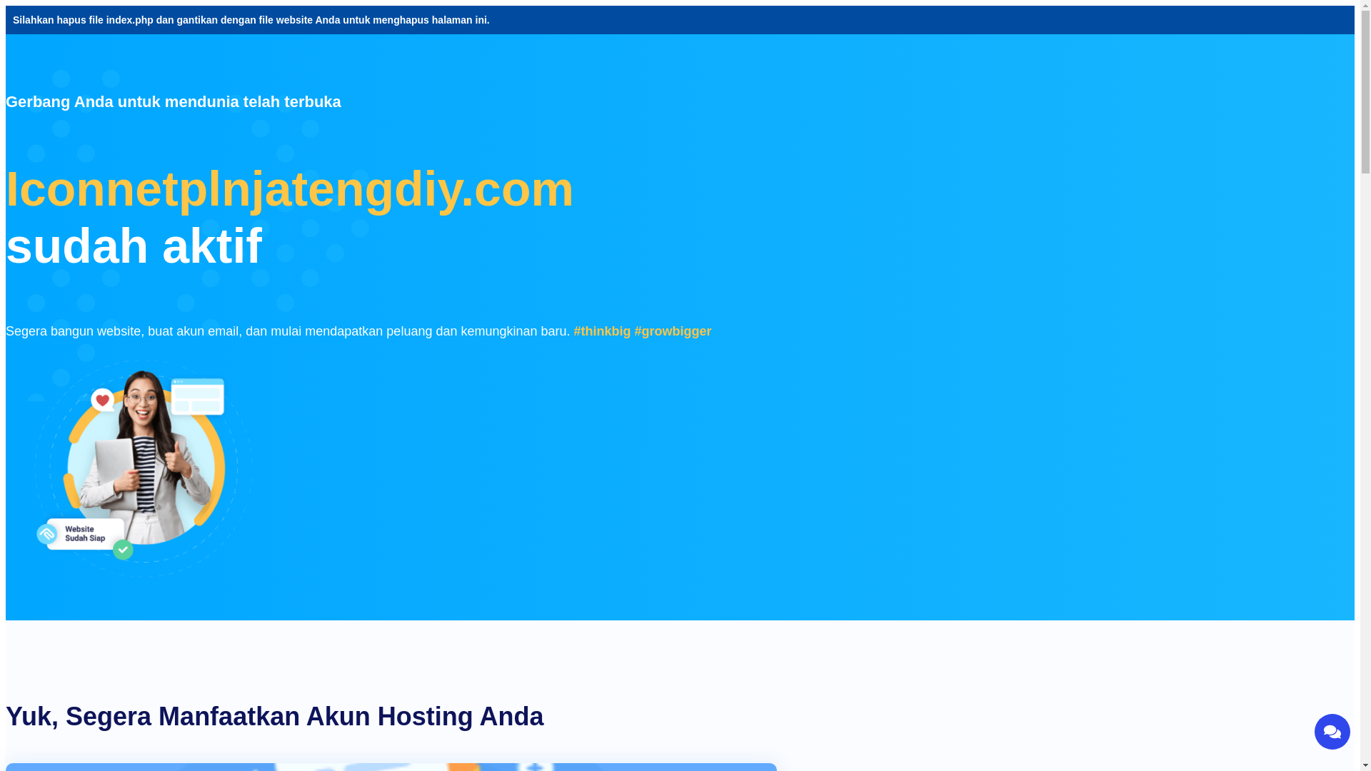 website screenshot of https://iconnetplnjatengdiy.com/